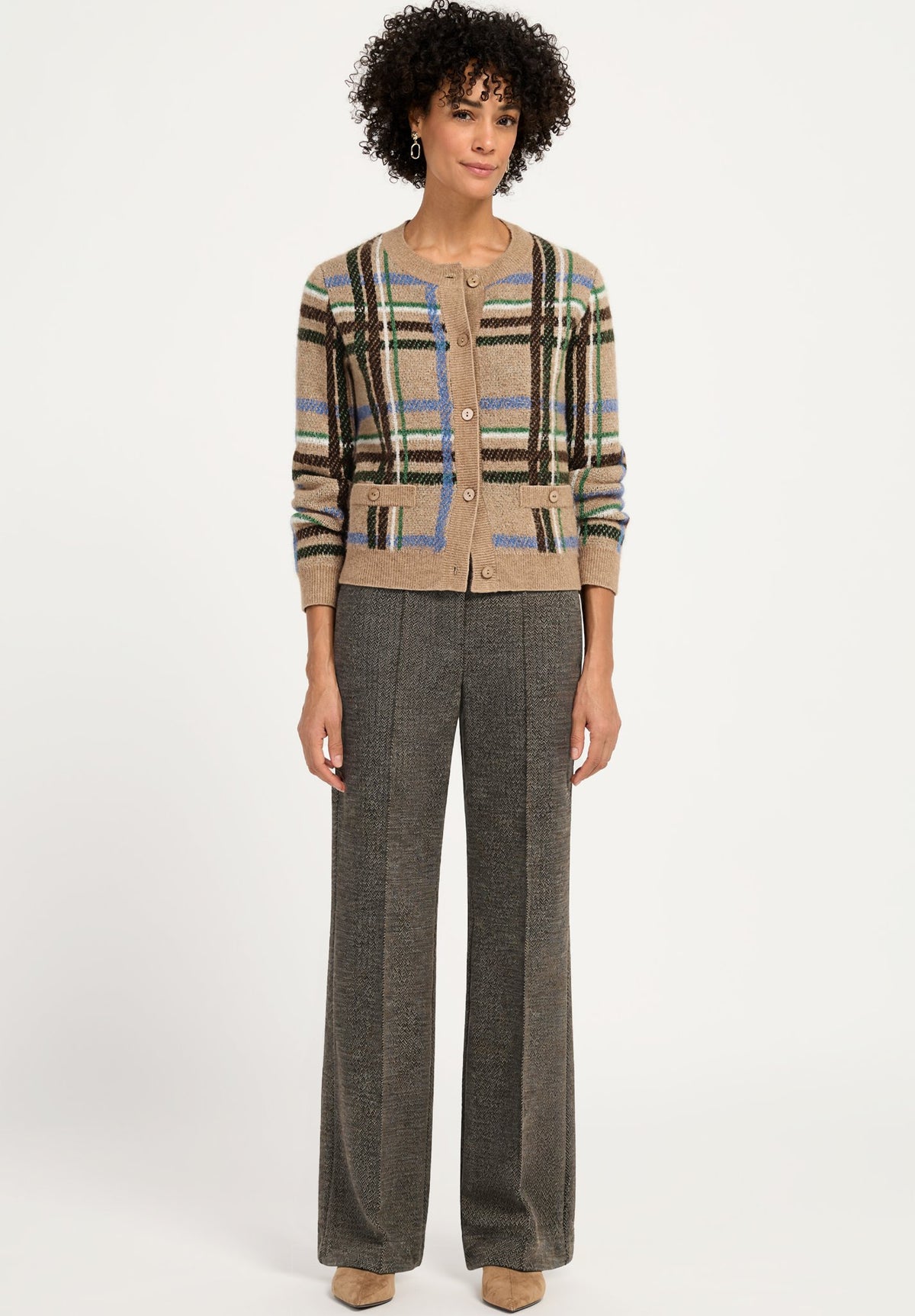 Bianca Damen Pullover Brown Mix