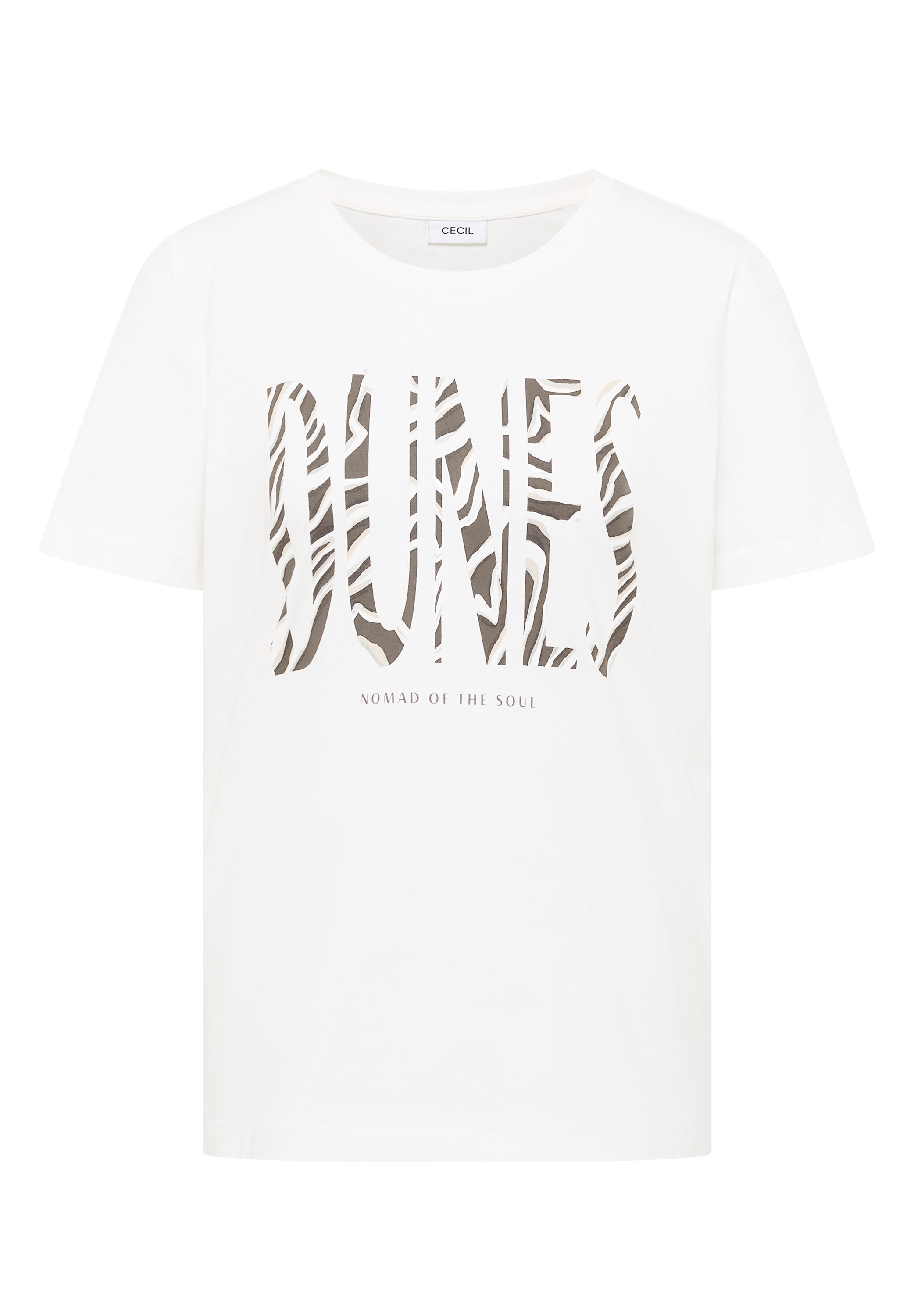 Cecil Damen T-Shirts  Vanilla W