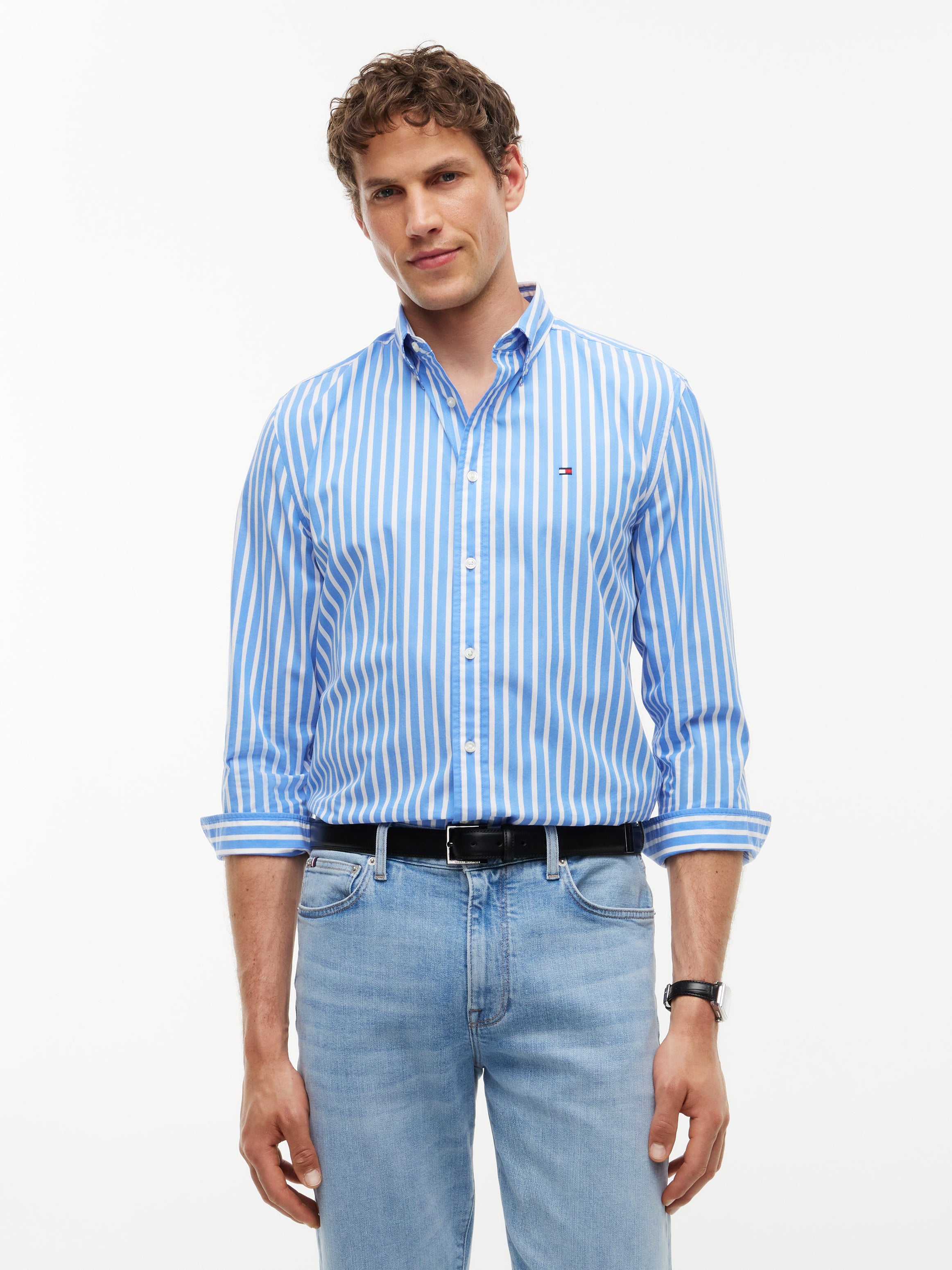 Tommy Hilfiger Herren Hemden A Blue