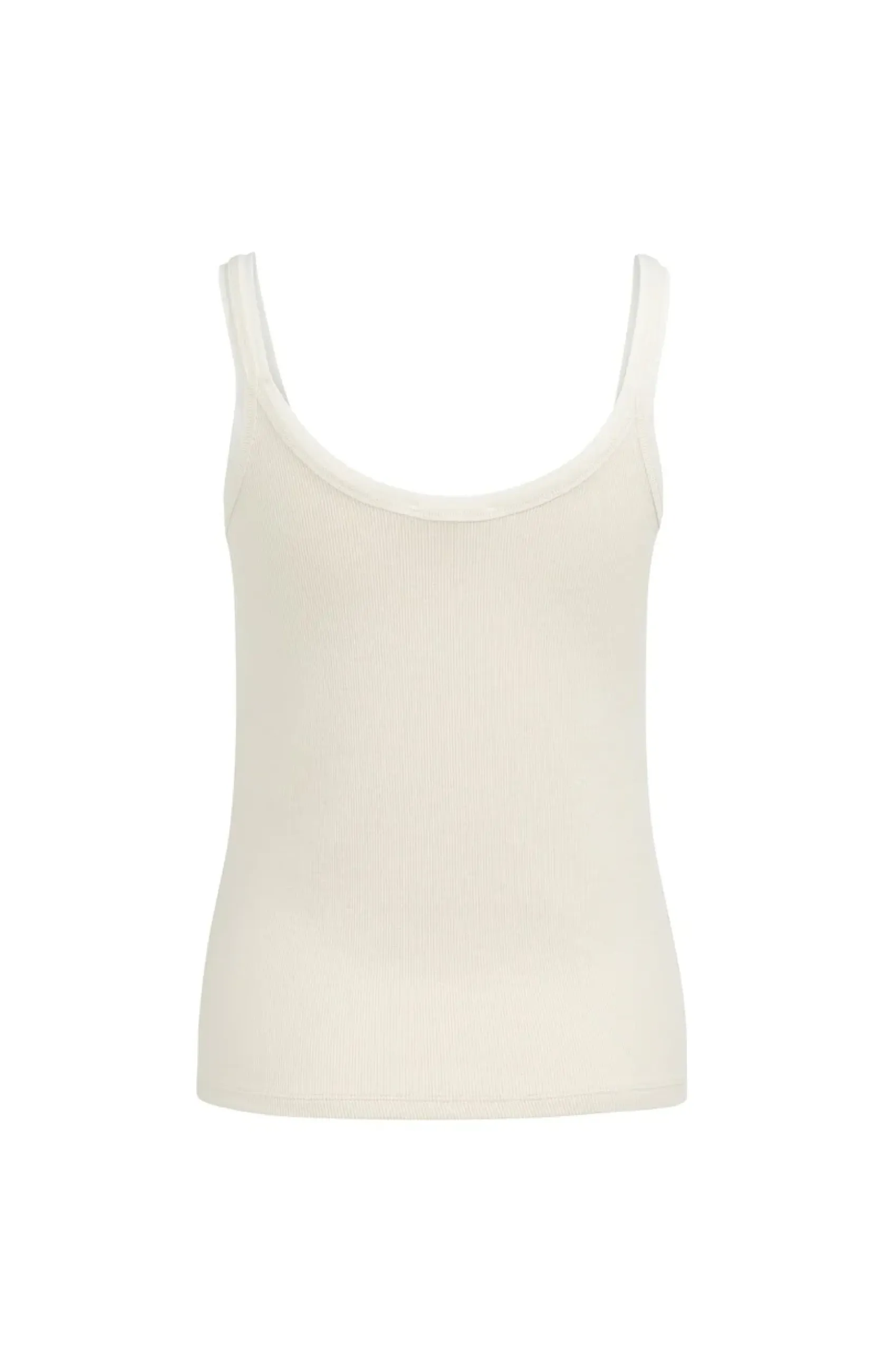 Eng anliegendes Tanktop mit Mesh-Besatz