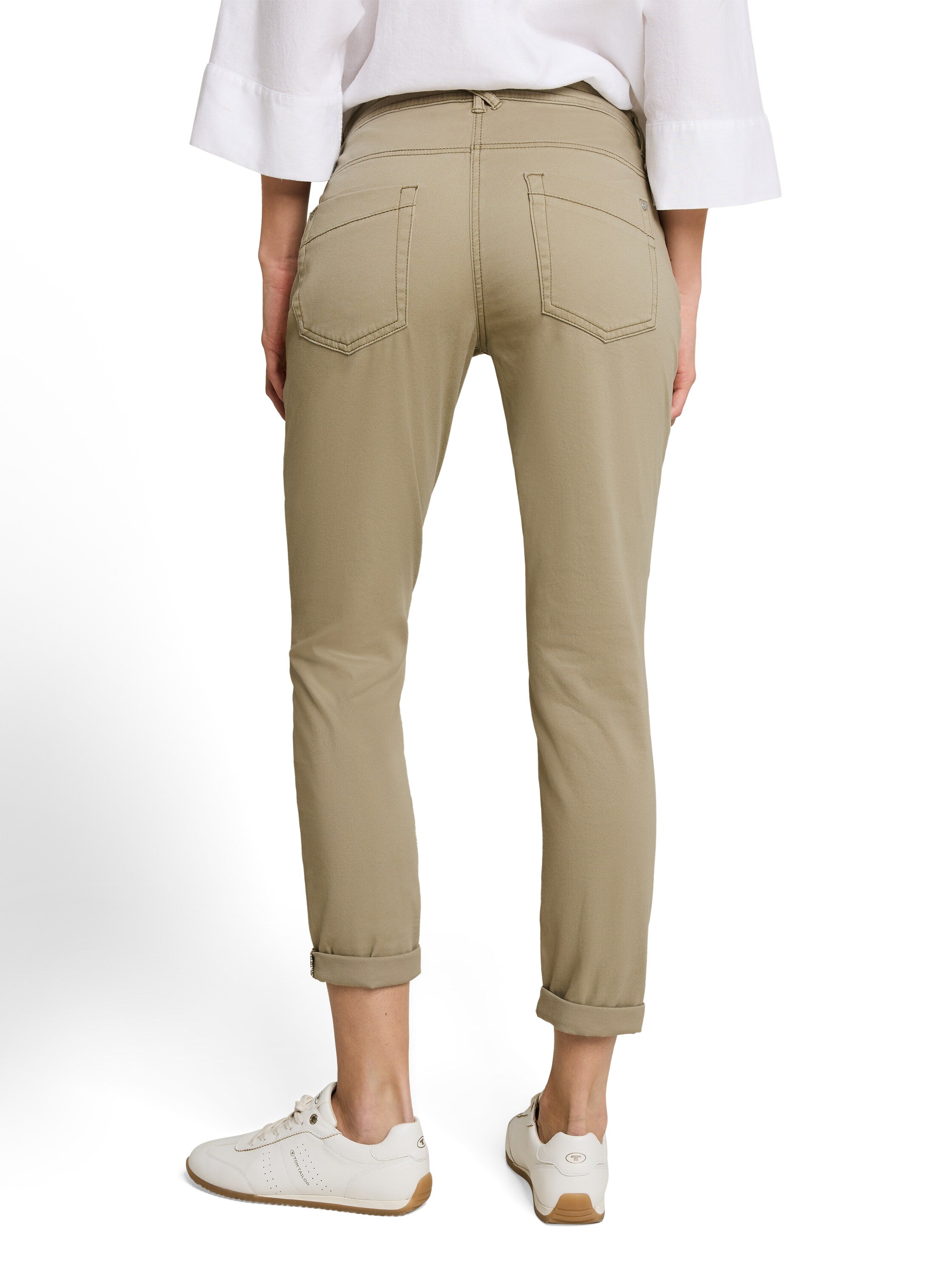 Tom Tailor Damen Hosen Silver Olive