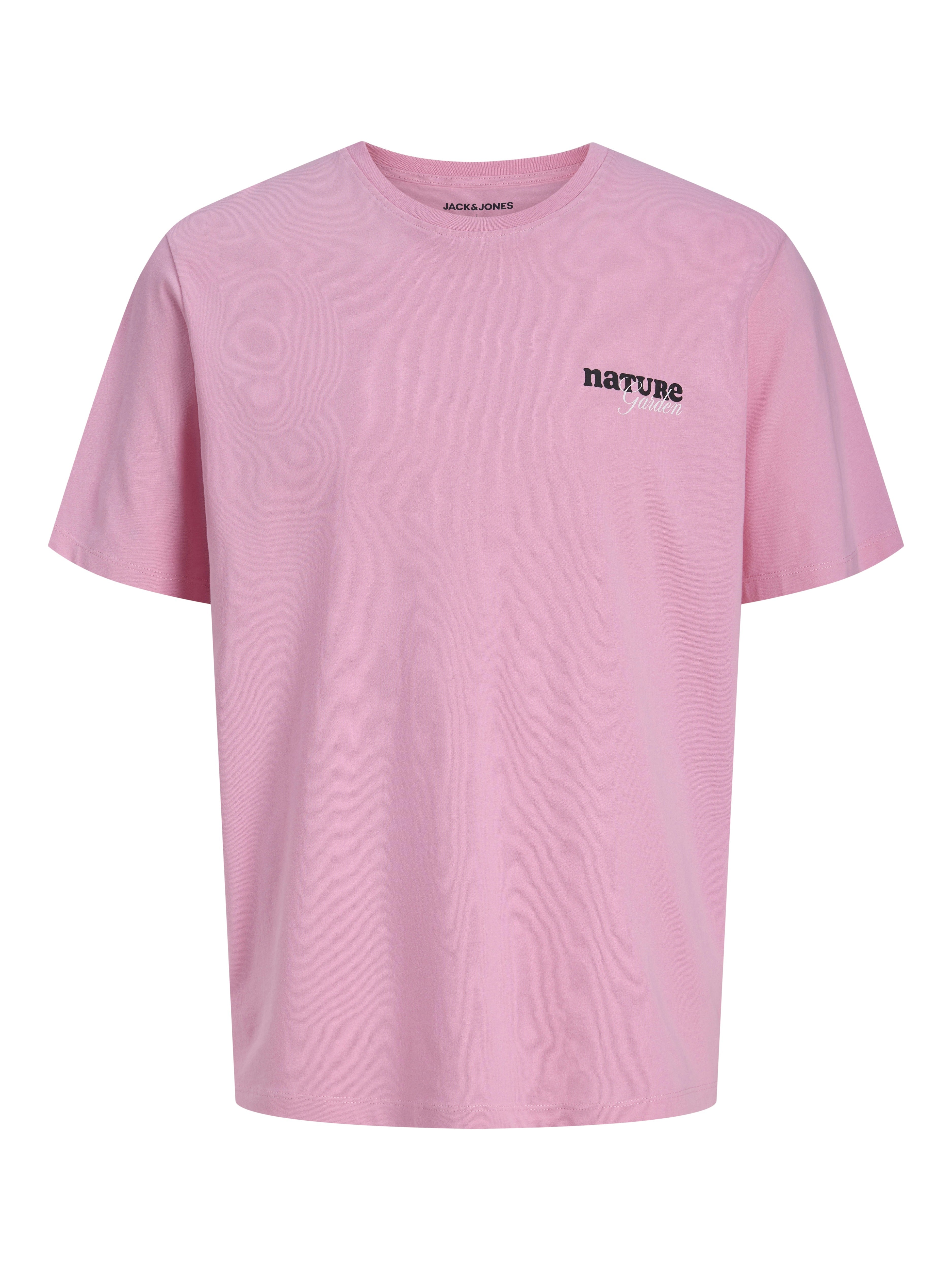 Jack & Jones Herren T-Shirts kurz Prism Pink