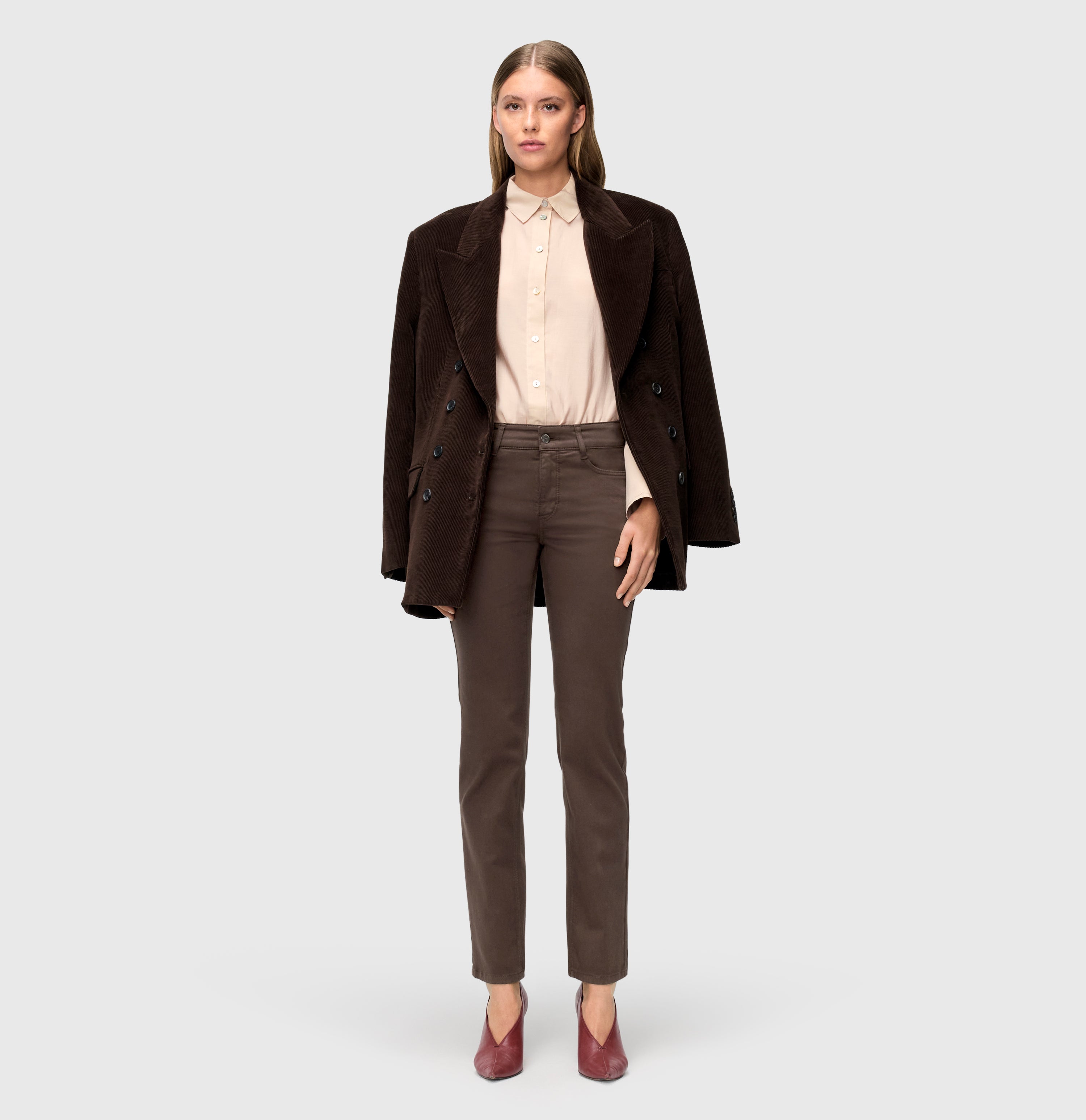 Mac Damen Jeans Deep Brown Ppt