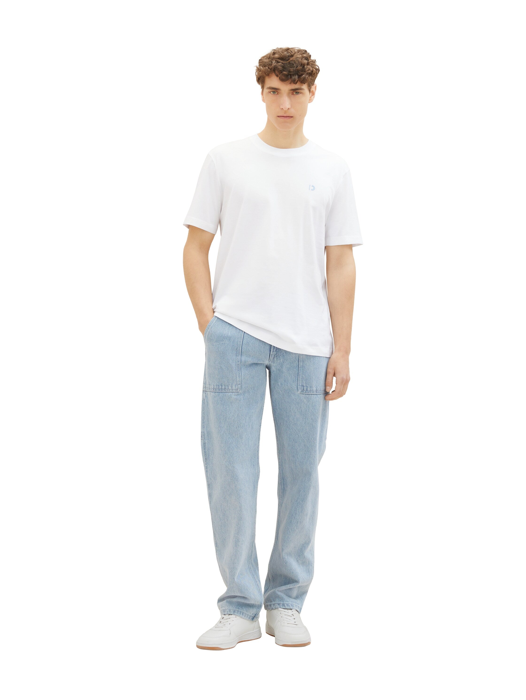 Tom Tailor denim Herren T-Shirts kurz White