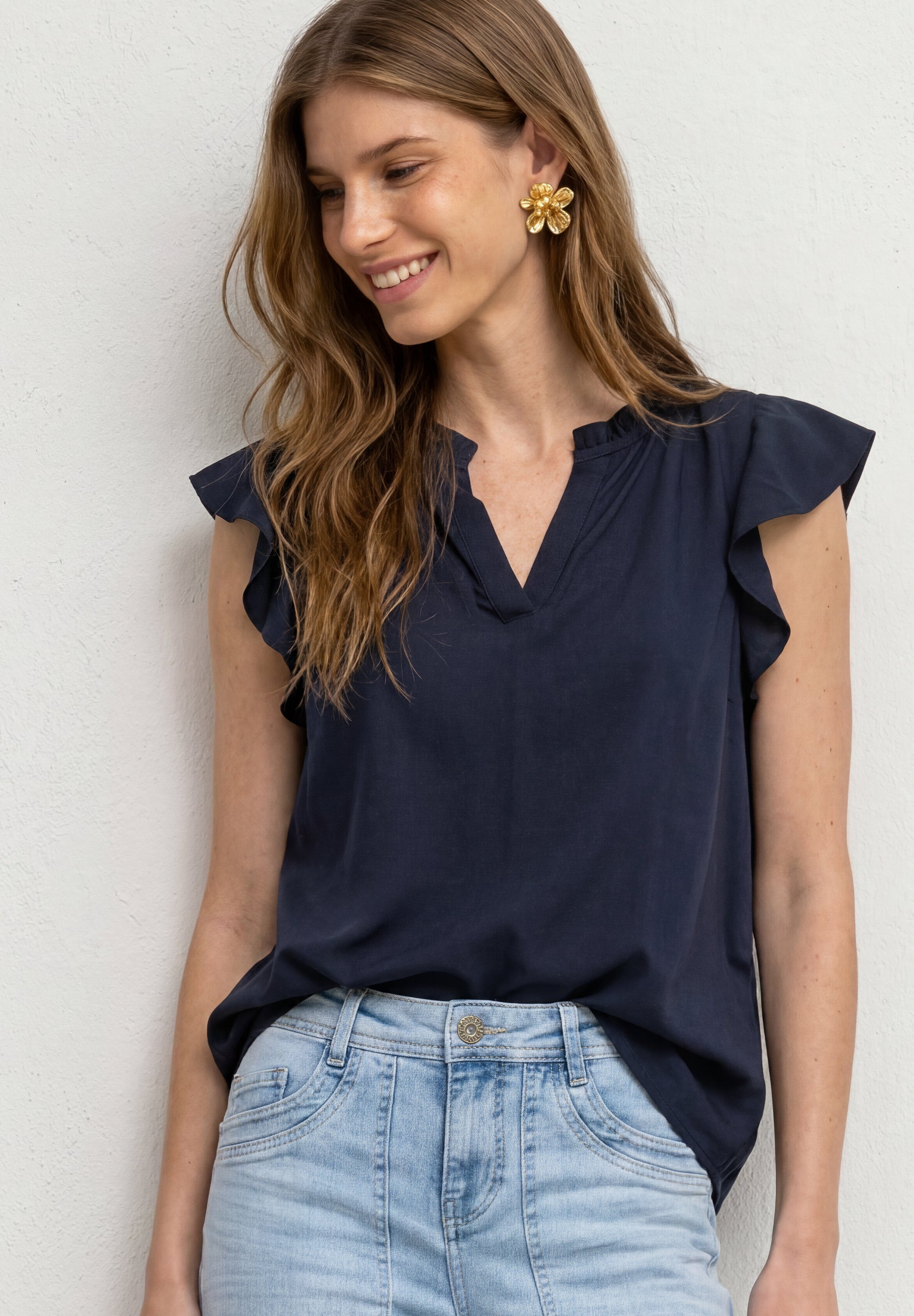 Street One Damen Blusen Darkest B