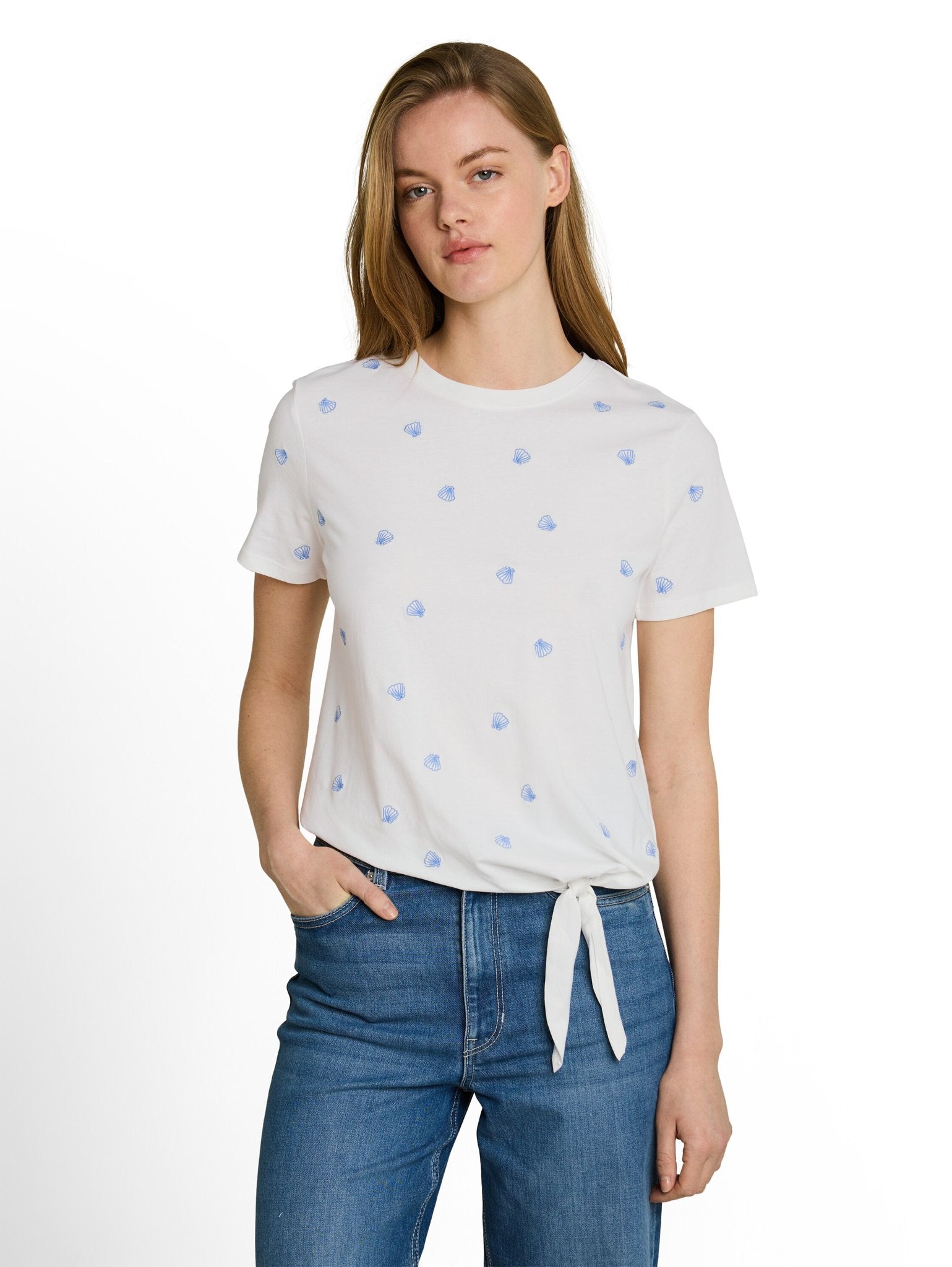 Tom Tailor denim Damen T-Shirts Off White Shell