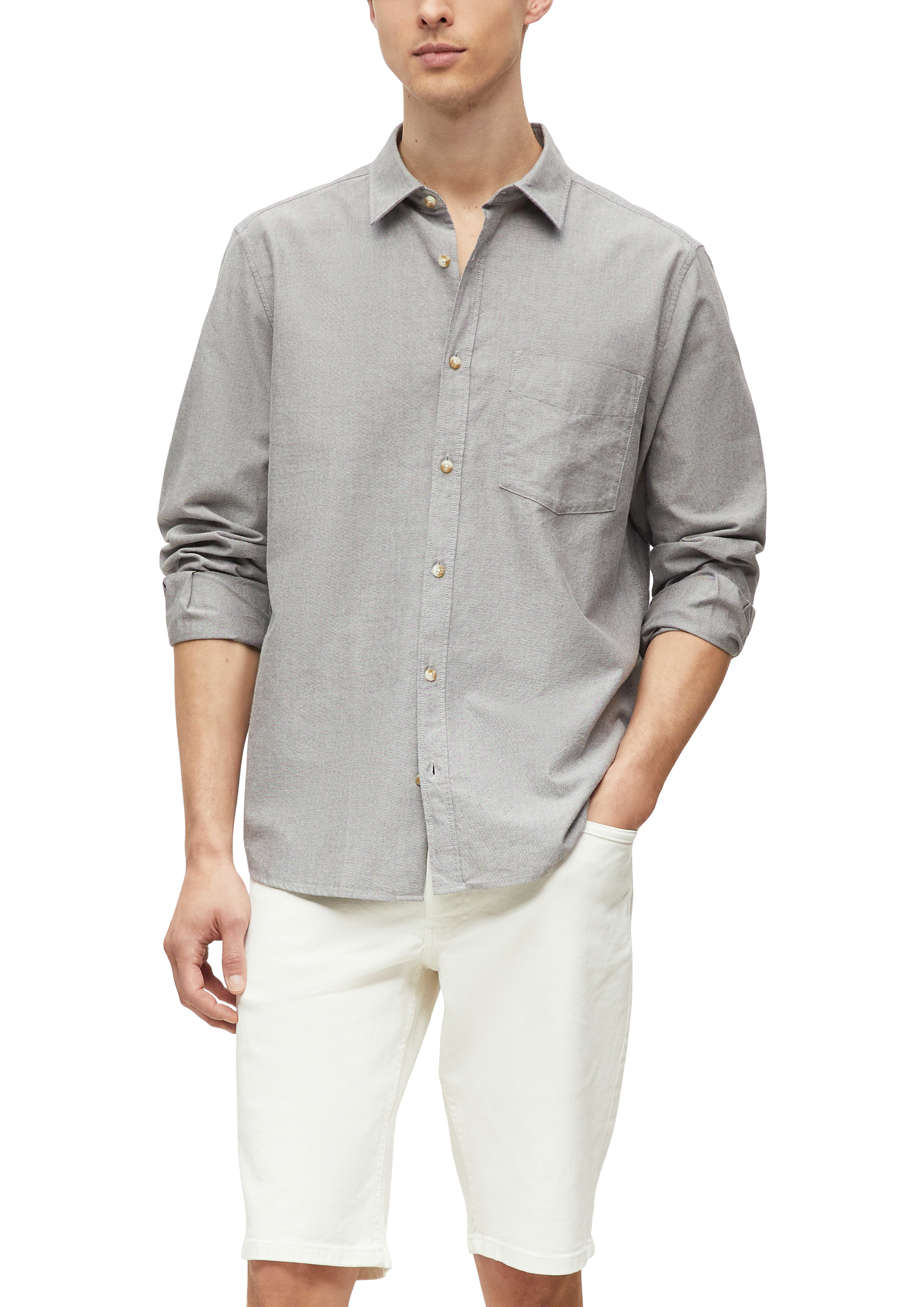 S. Oliver red Herren Hemden lang W Brown