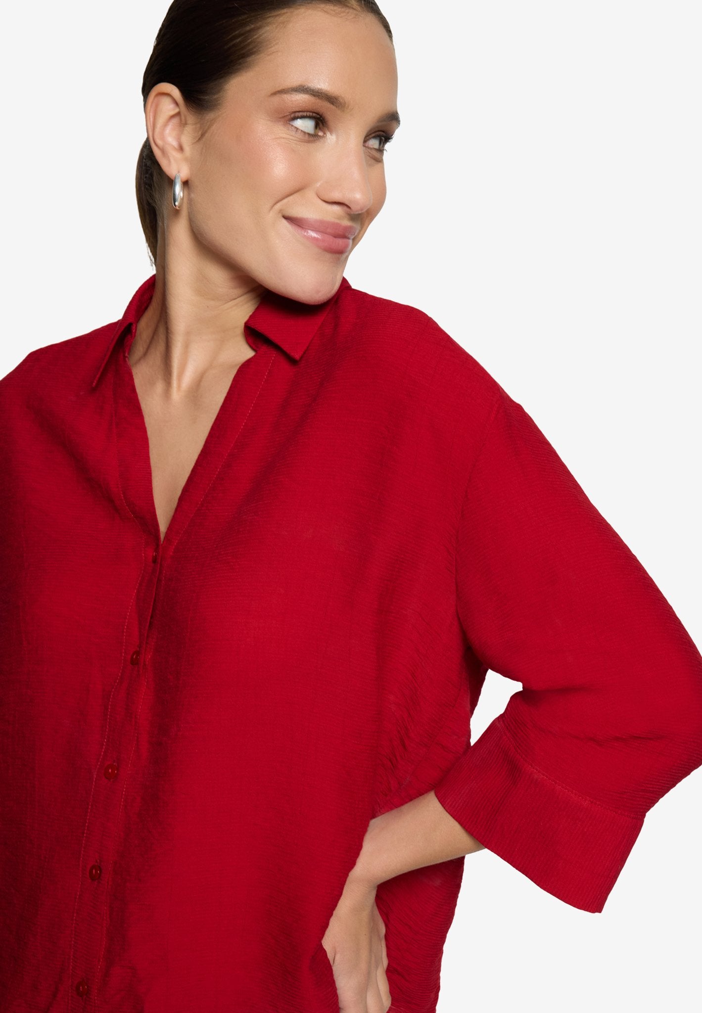 Zero Damen Blusen Candy Red