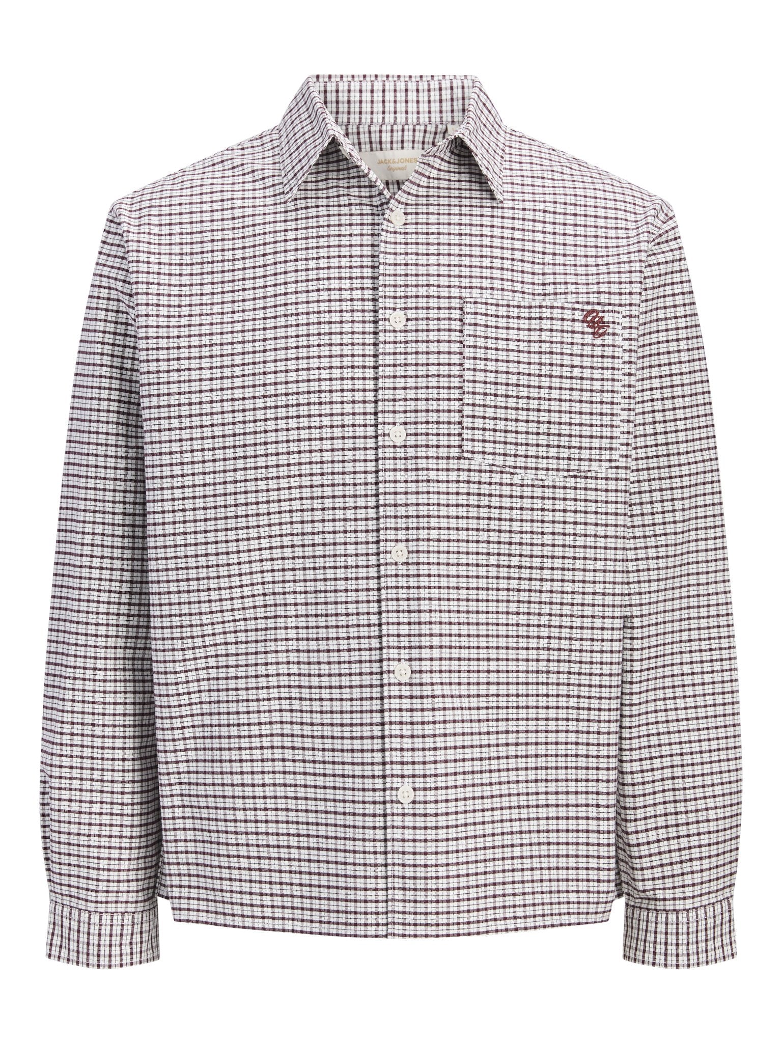 Jack & Jones Herren Hemden lang Chocolate Truff