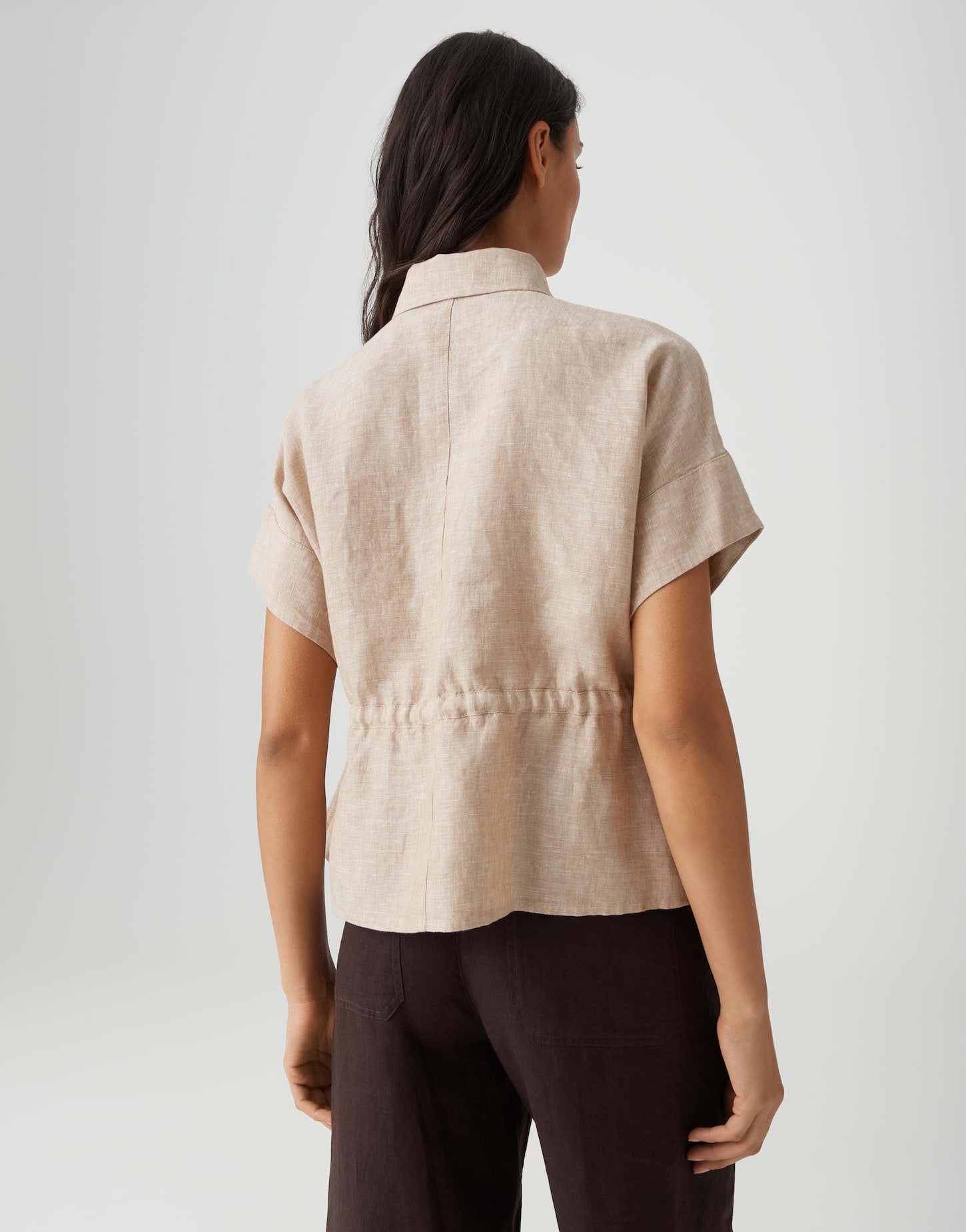 Opus Damen Blusen Golden Beige