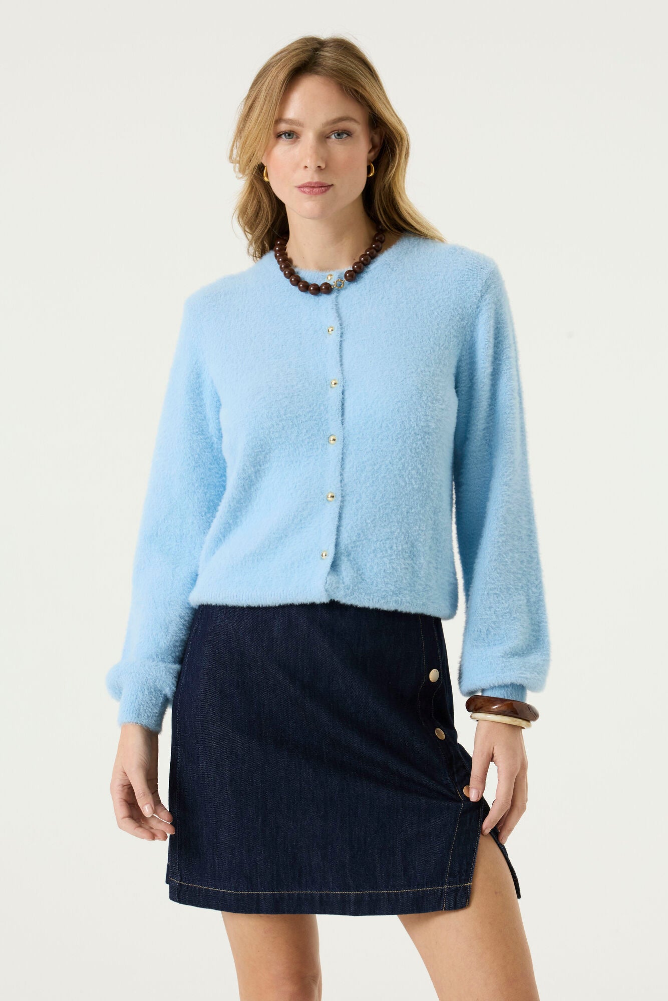 Garcia Damen Strickjacken Breeze Blue