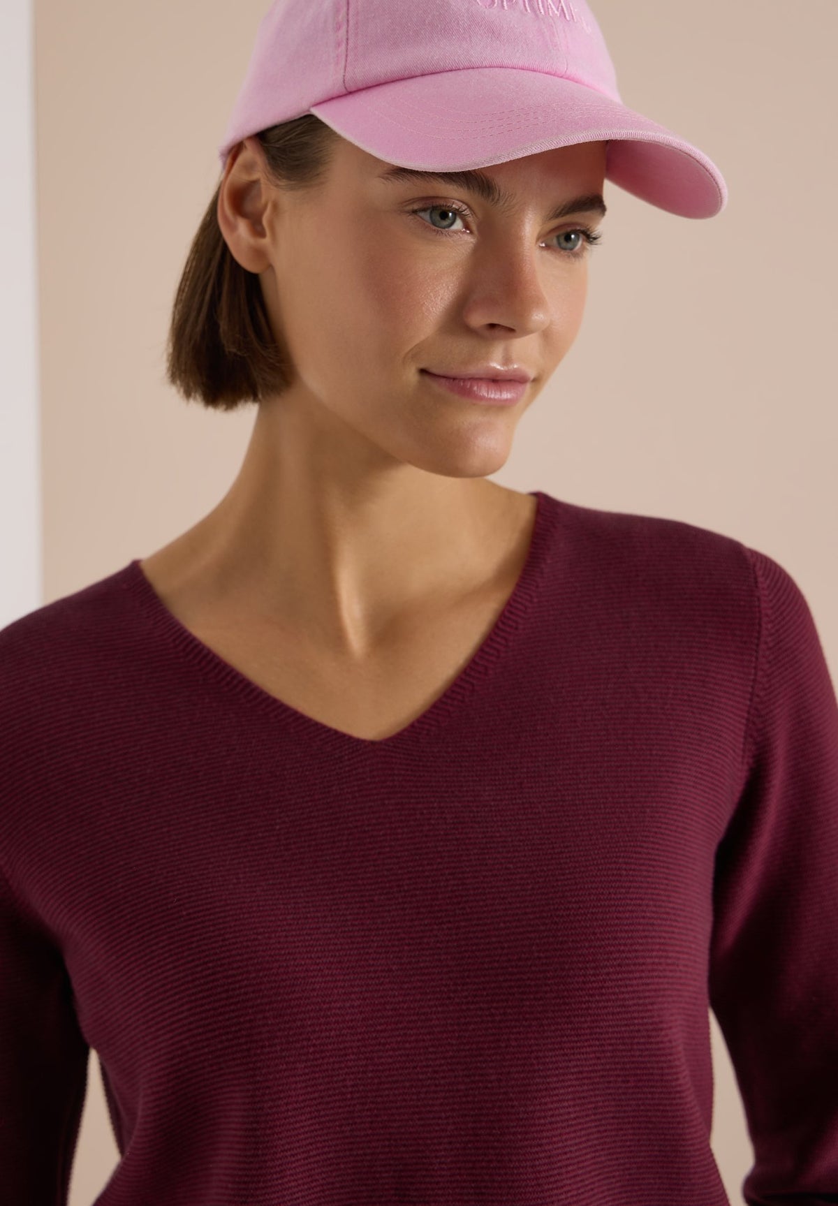 Cecil Damen Pullover  Berry Red