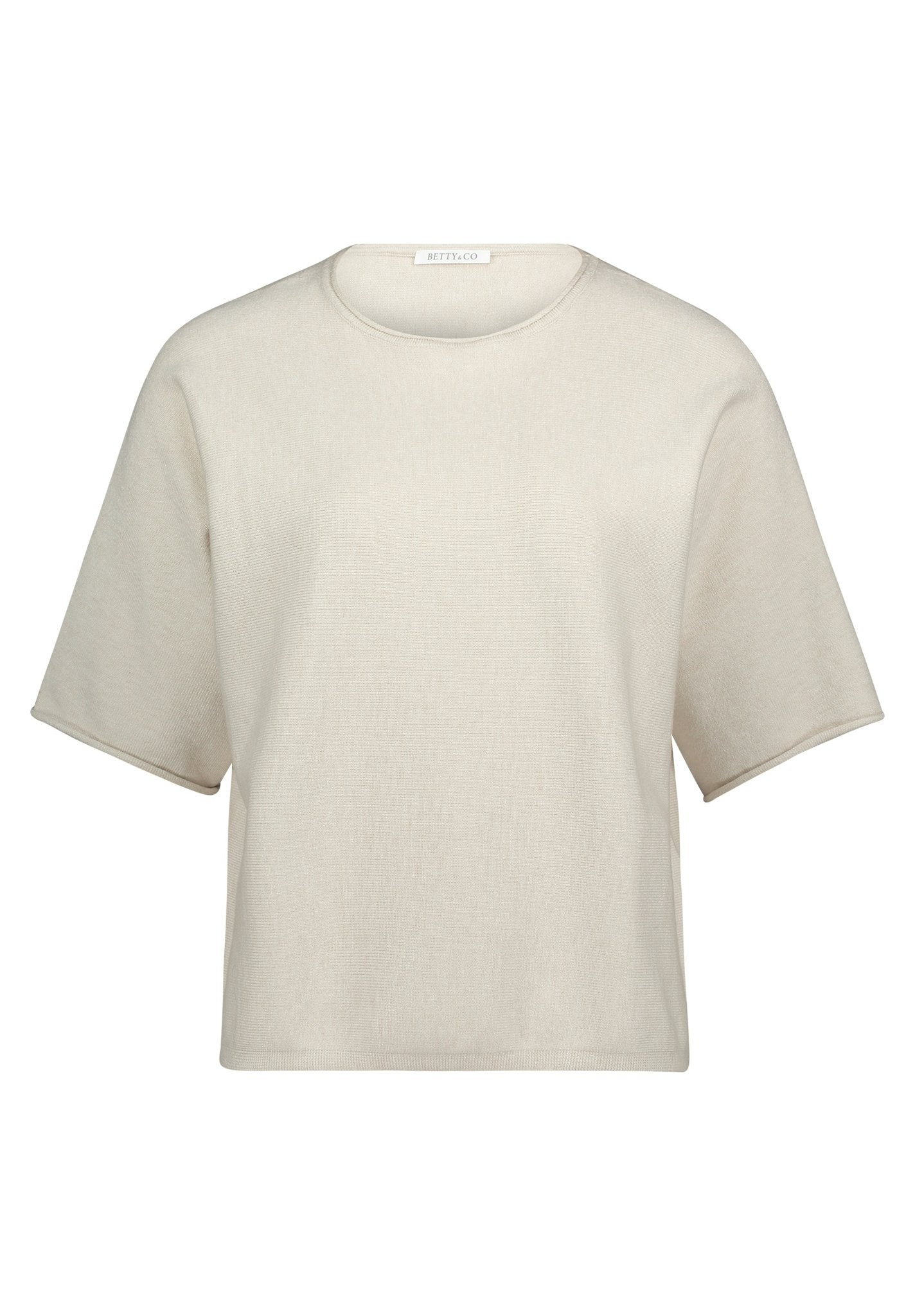 Betty & Co Damen Pullover Bright Cream Me