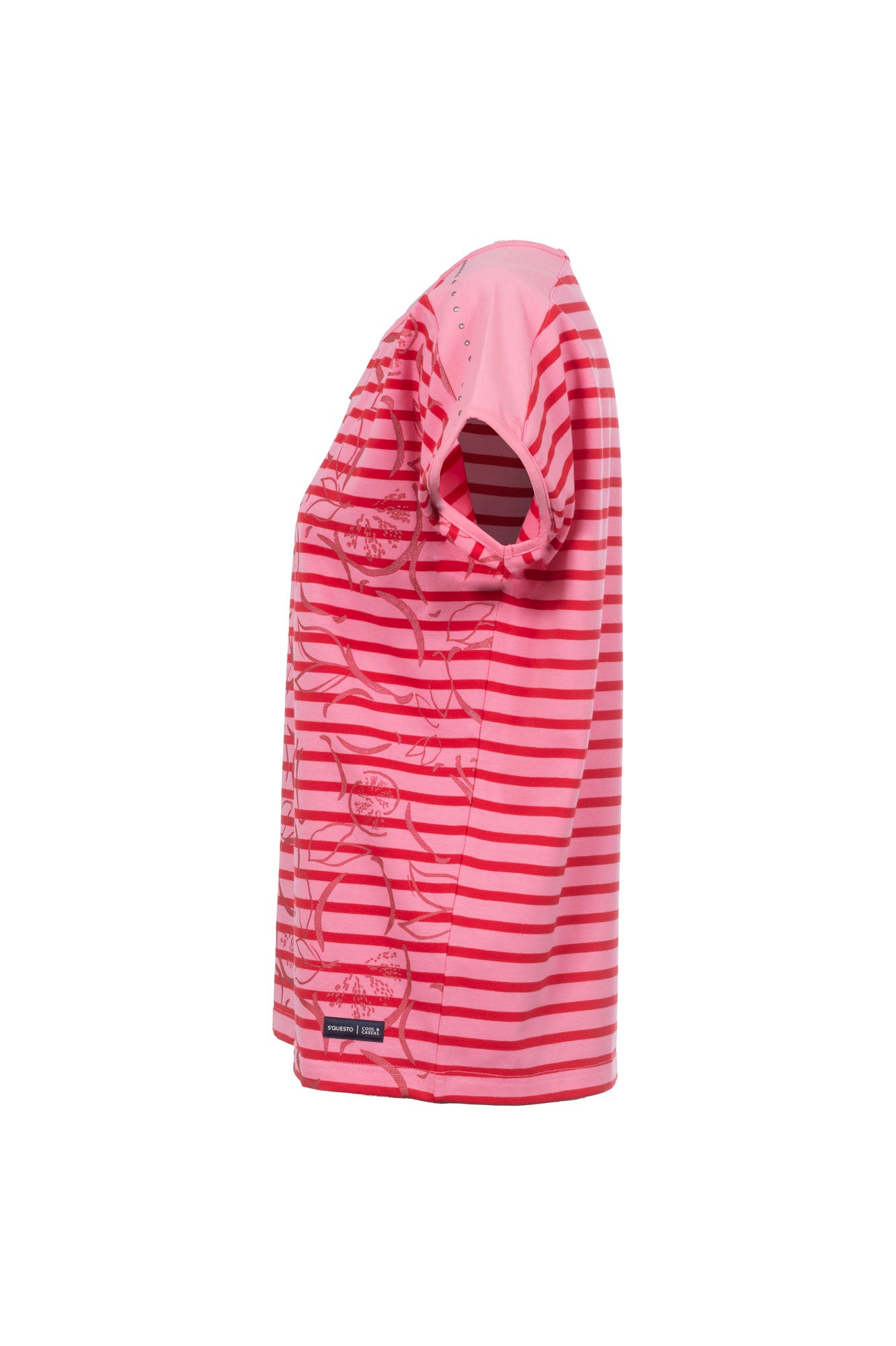 Soquesto Damen T-Shirts Mittelpink