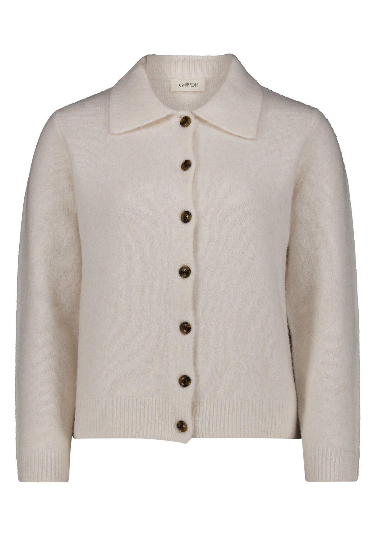 Cartoon Damen Strickjacken Bright Cream Me