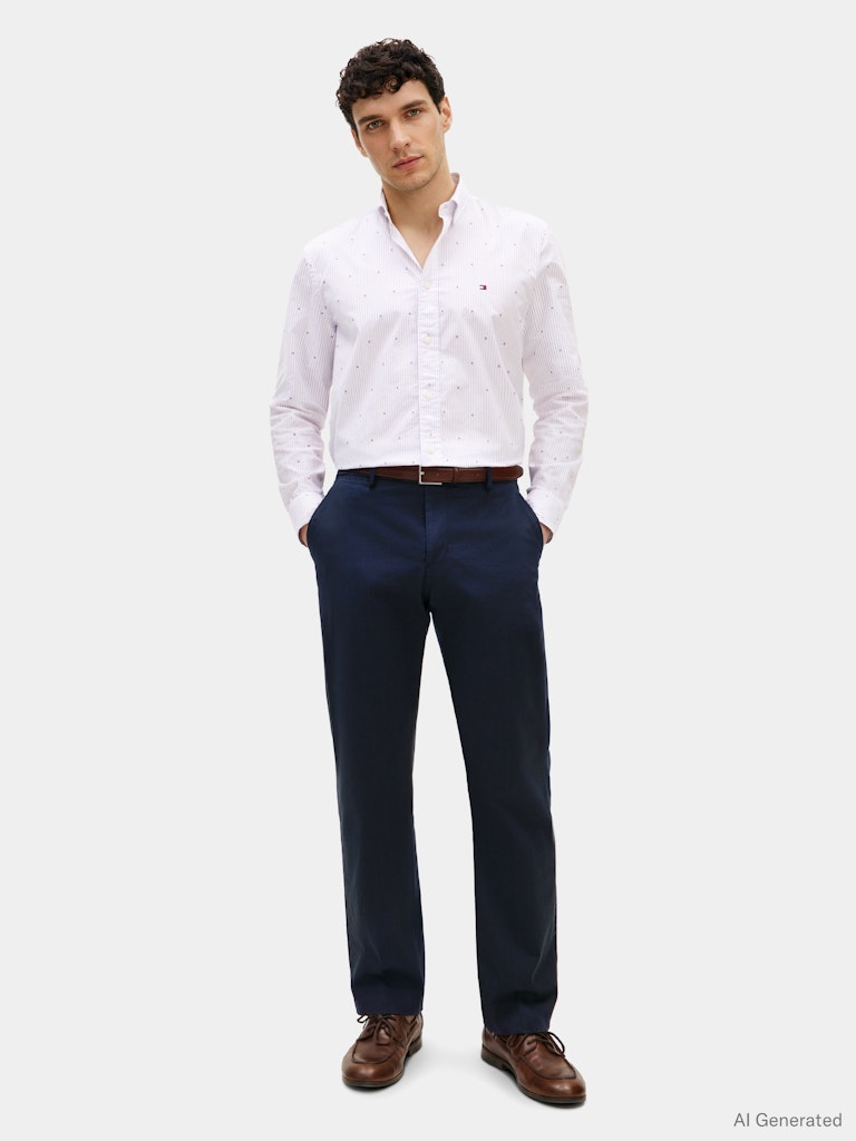 Tommy Hilfiger Herren Hemden A Blue