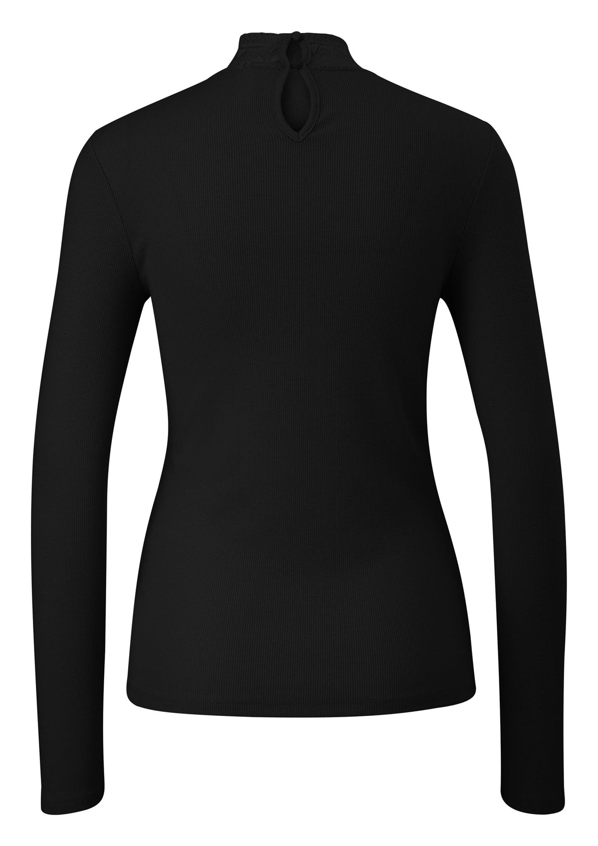 QS by S.Oliver Damen T-Shirts  Grey/Black