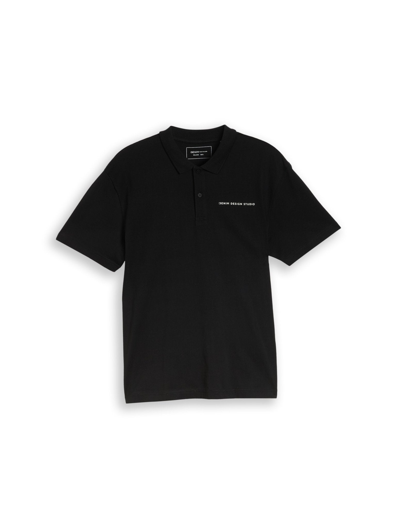 Tom Tailor denim Herren Polo-Shirts Black