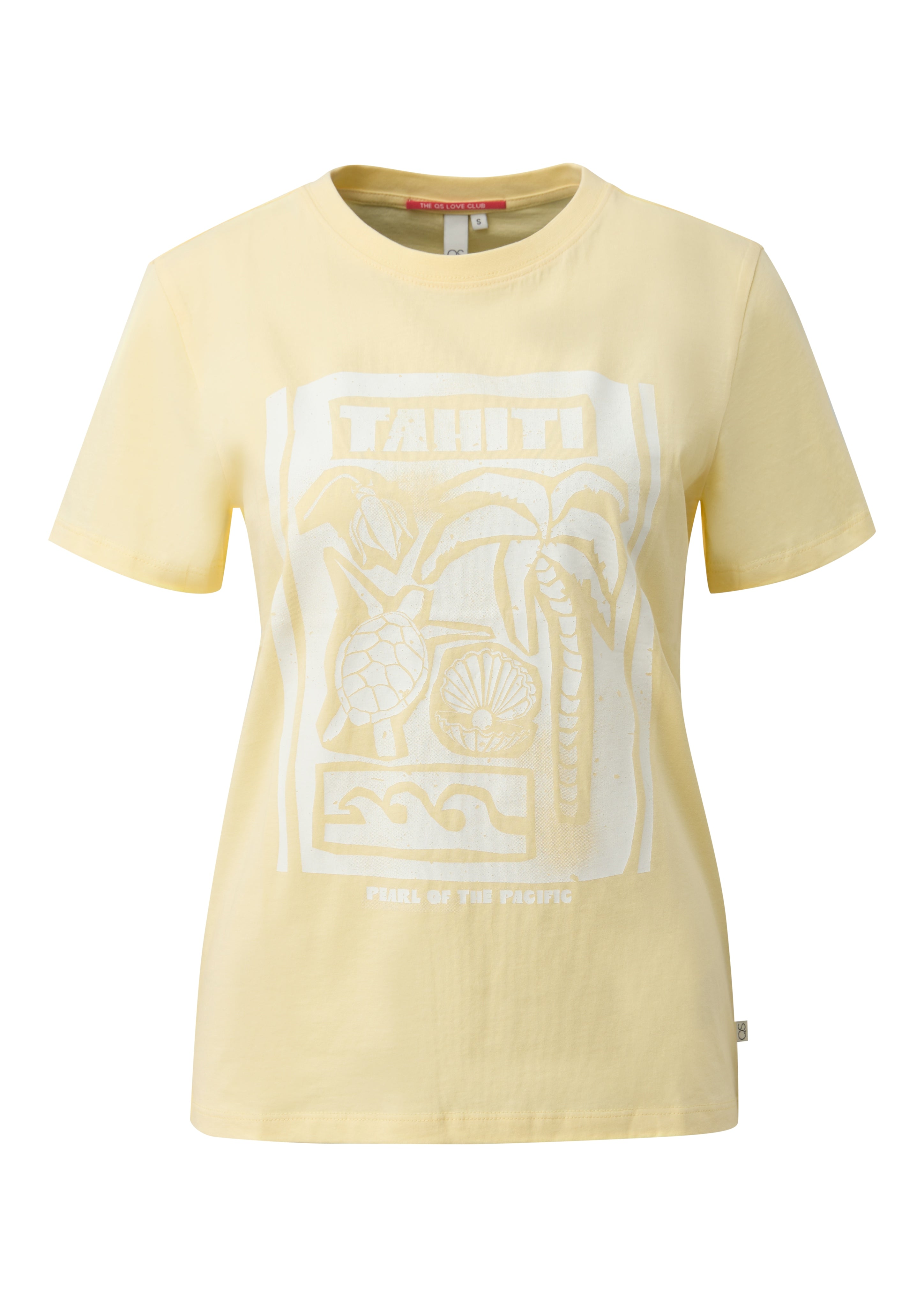 QS by S.Oliver Damen T-Shirts Yellow