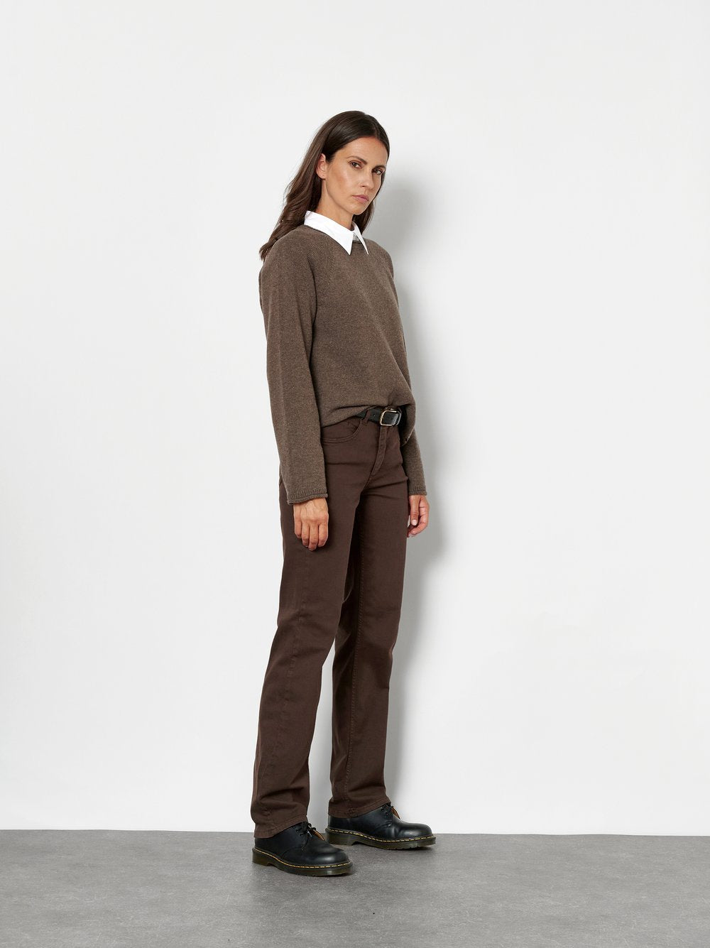 Toni Dress Damen Jeans Dark Espresso