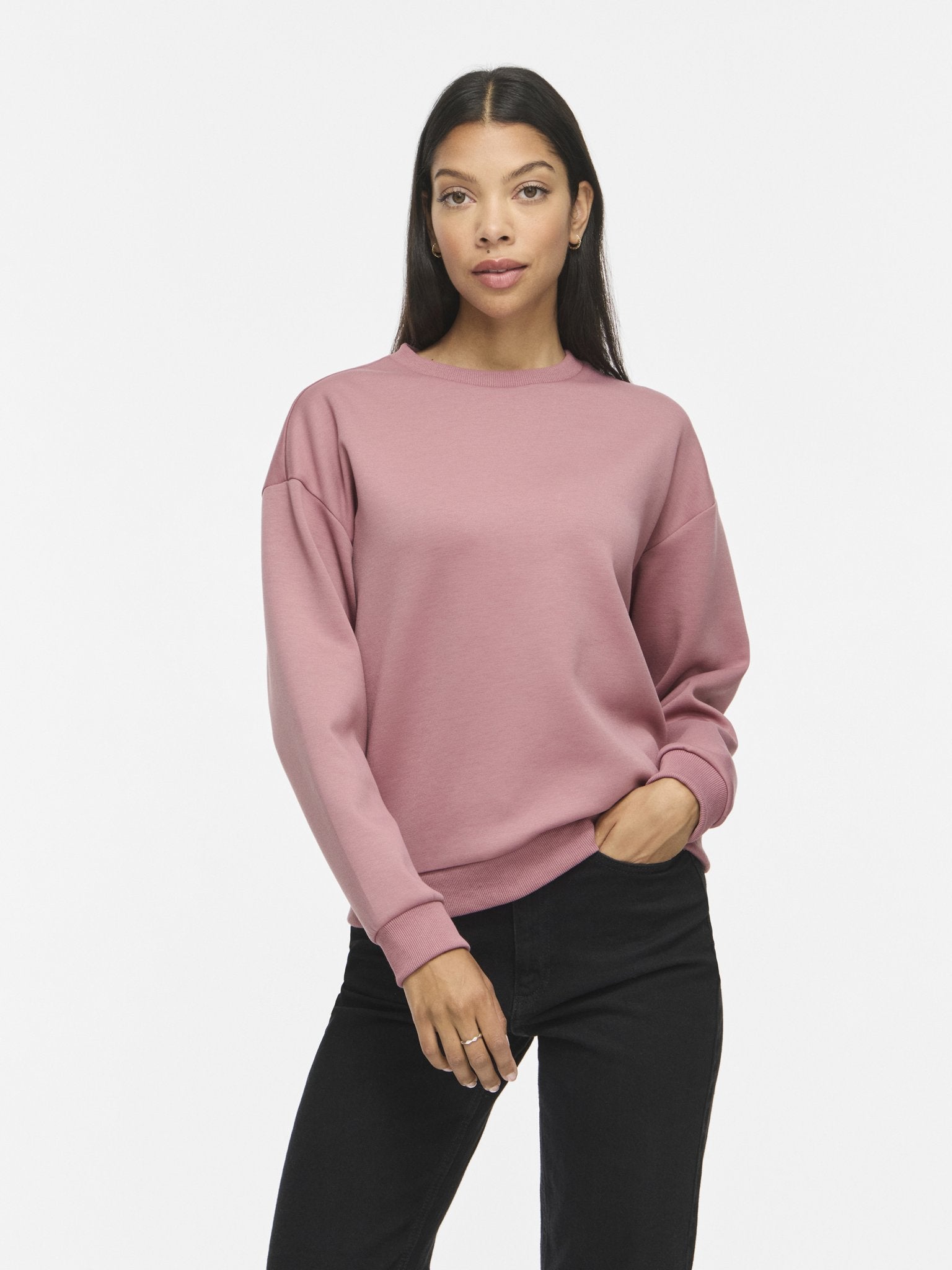Vila Damen Sweatshirts Nostalgia Rose
