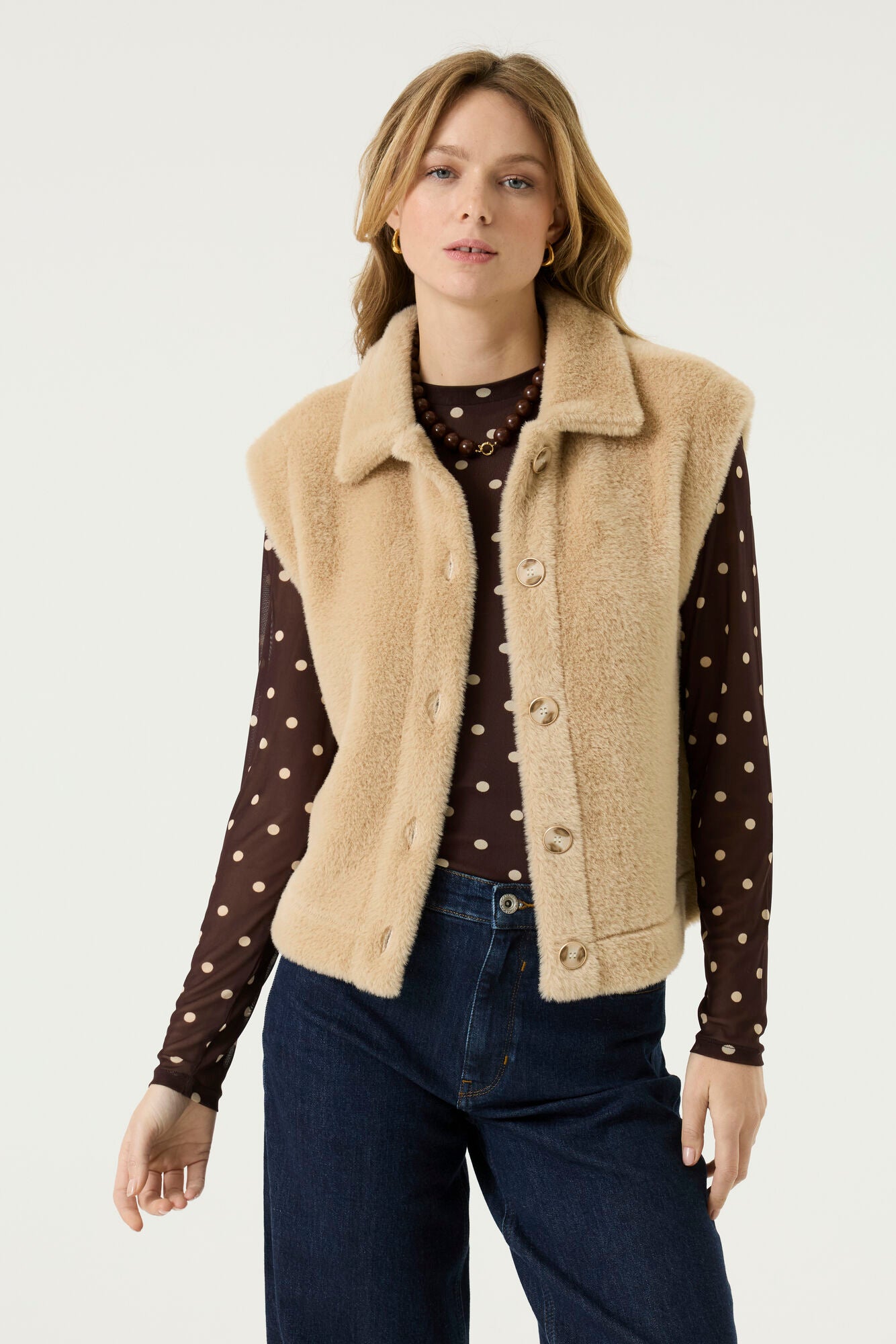 Garcia Damen Blazer Winter Camel