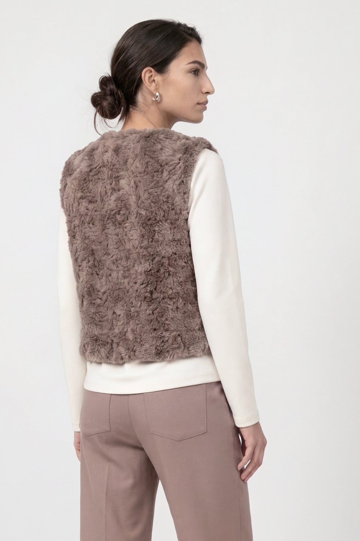 Monari Damen Outdoorwesten  Taupe