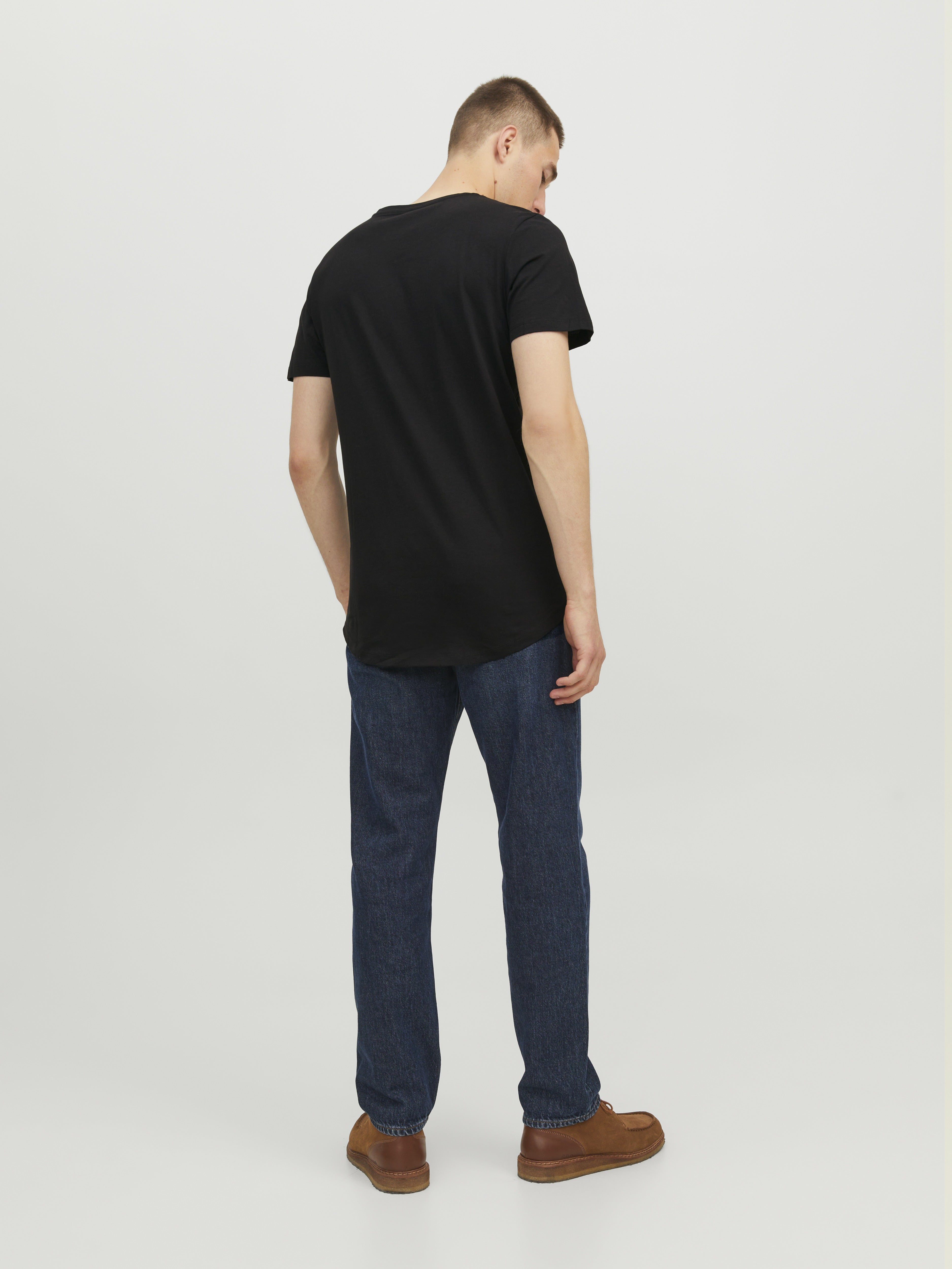 Jack & Jones Herren T-Shirts kurz Black/Reg