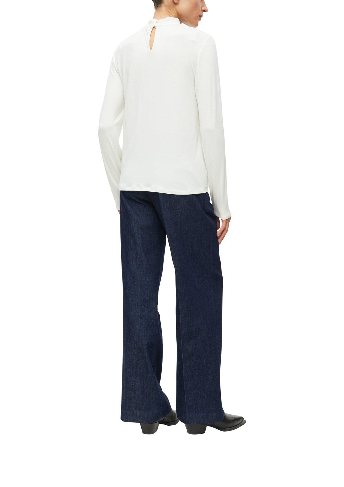 S. Oliver black Damen T-Shirts  White