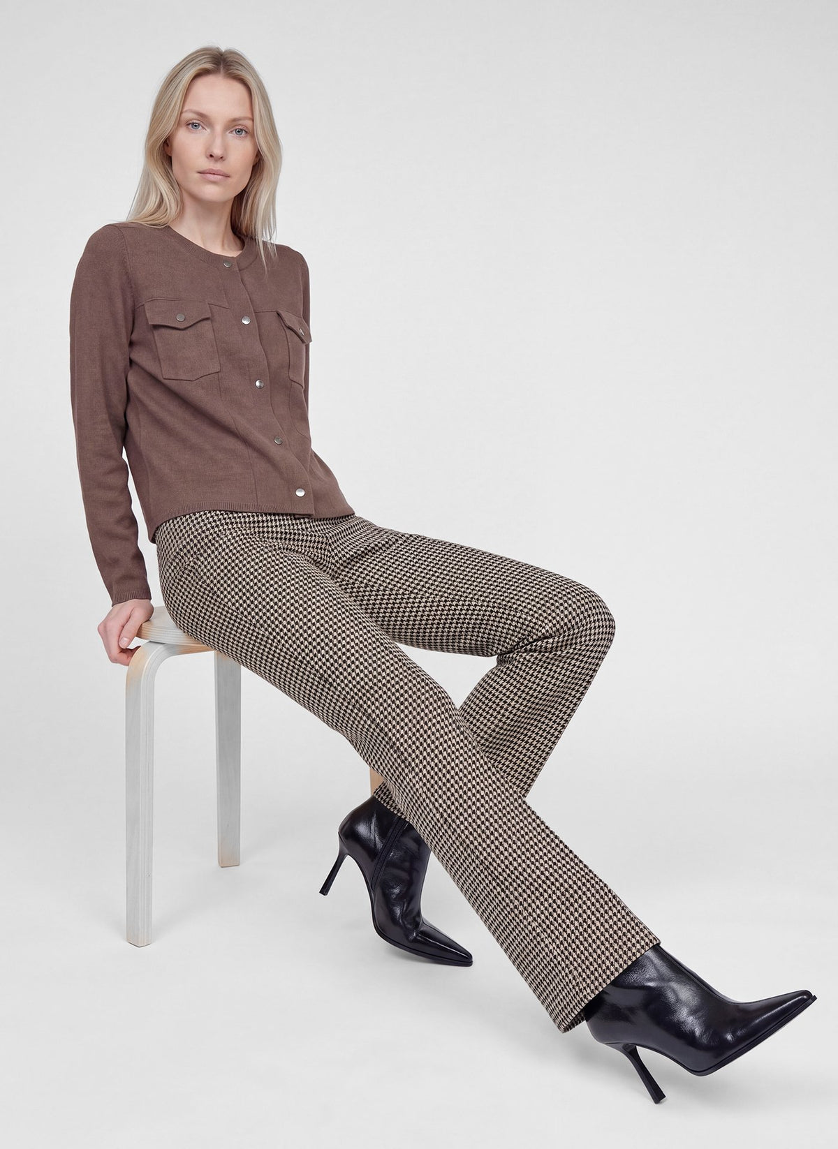 Rabe Damen Strickjacken Taupe