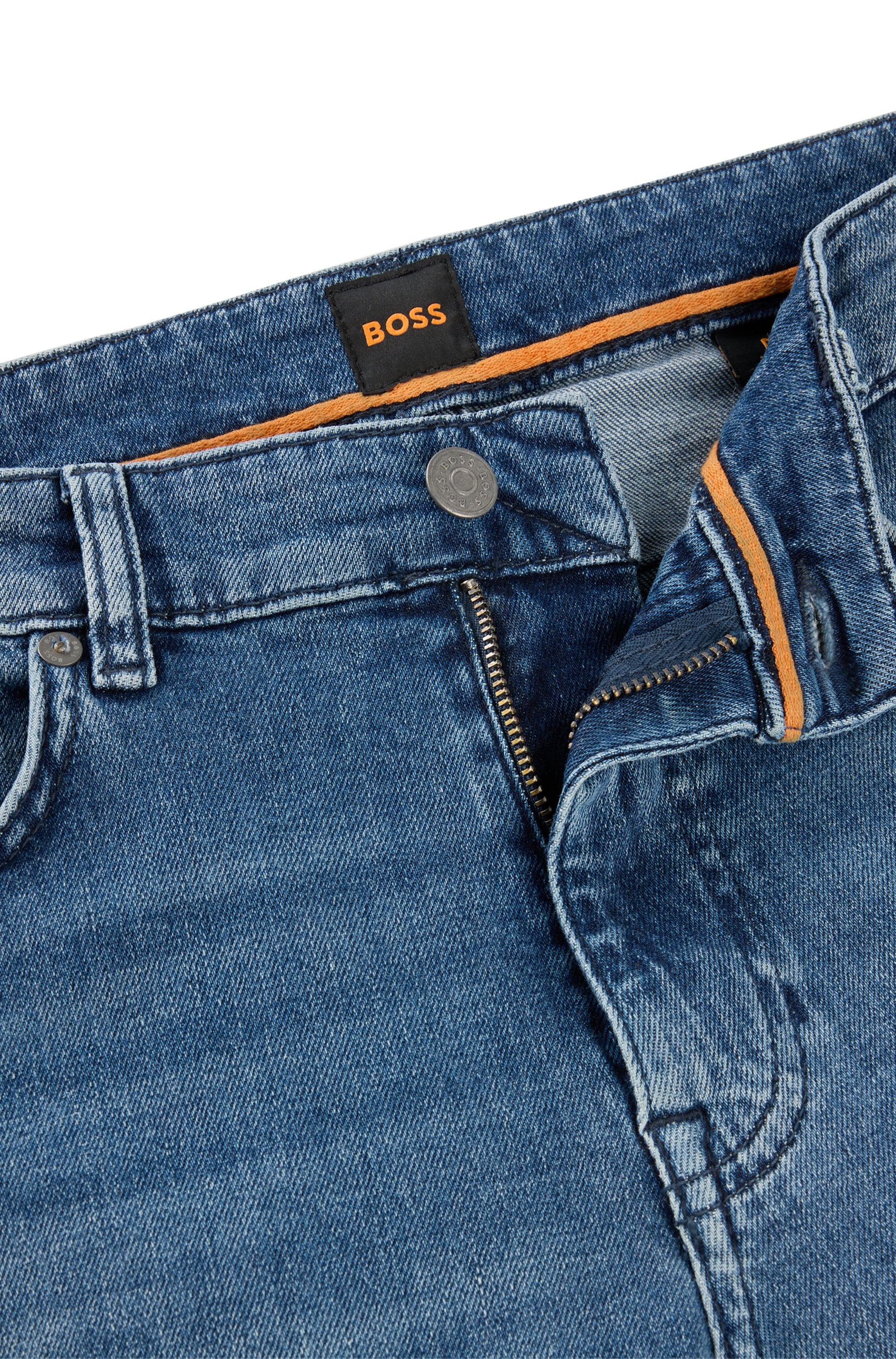 Boss Orange Herren Jeans Medium Blue