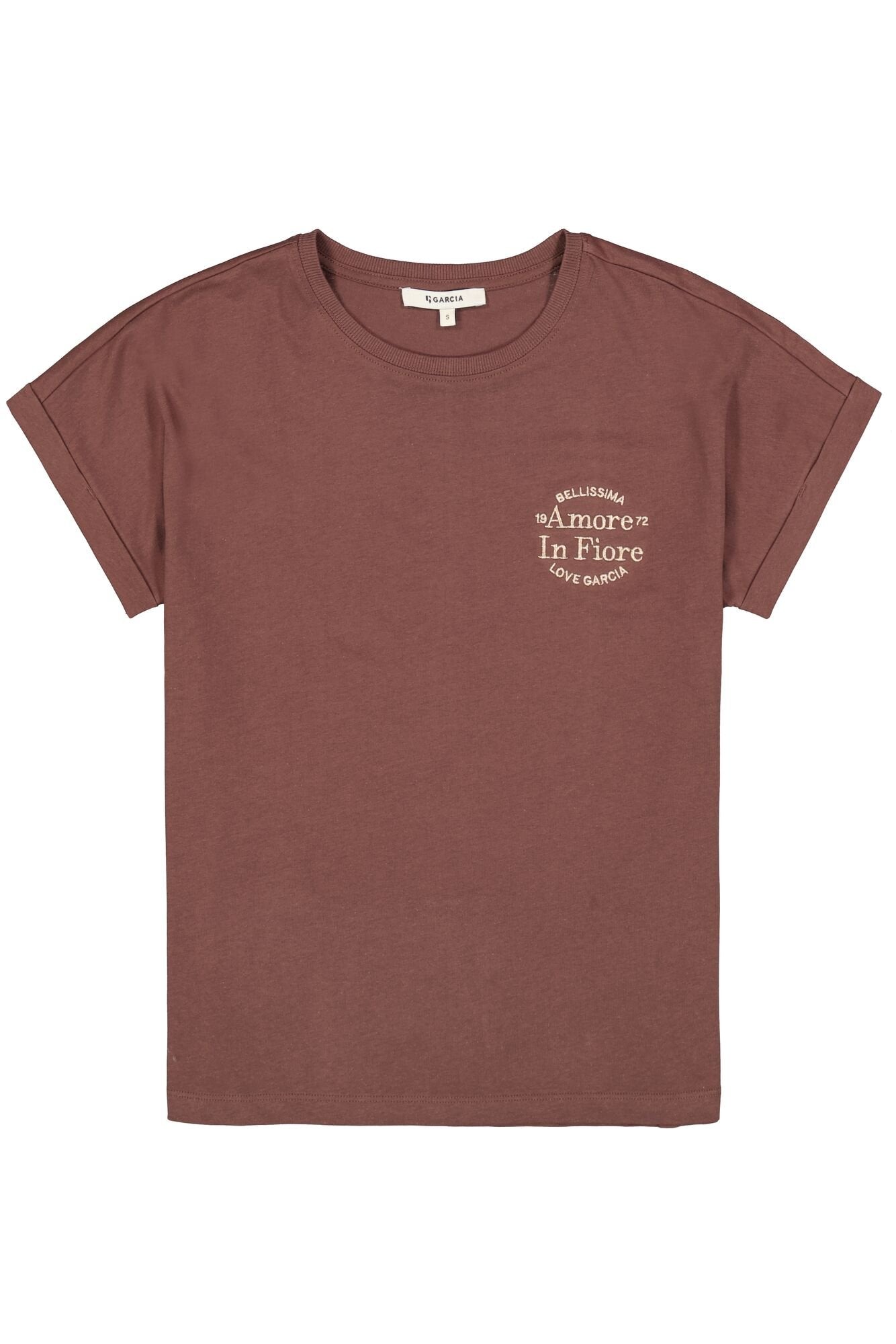 Garcia Damen T-Shirts Earth Brown