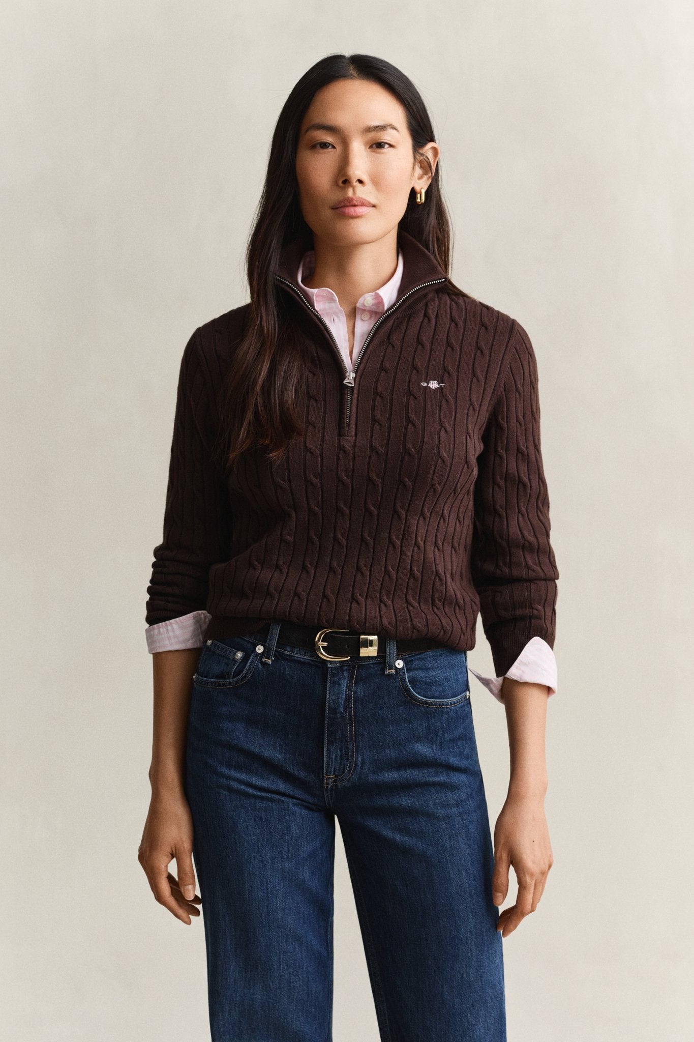 Gant Damen Sweatshirts  Deep Brown