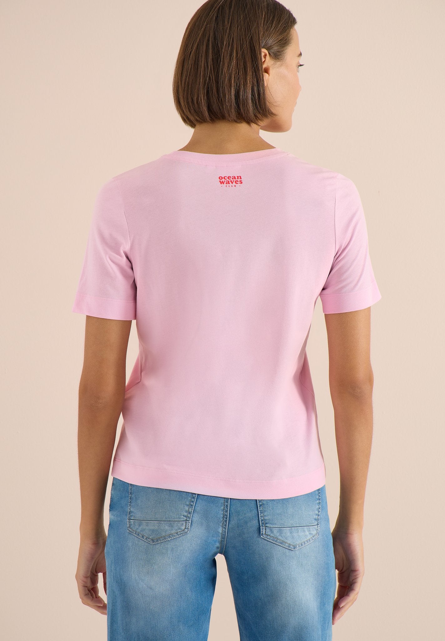 Cecil Damen T-Shirts  Light Blu
