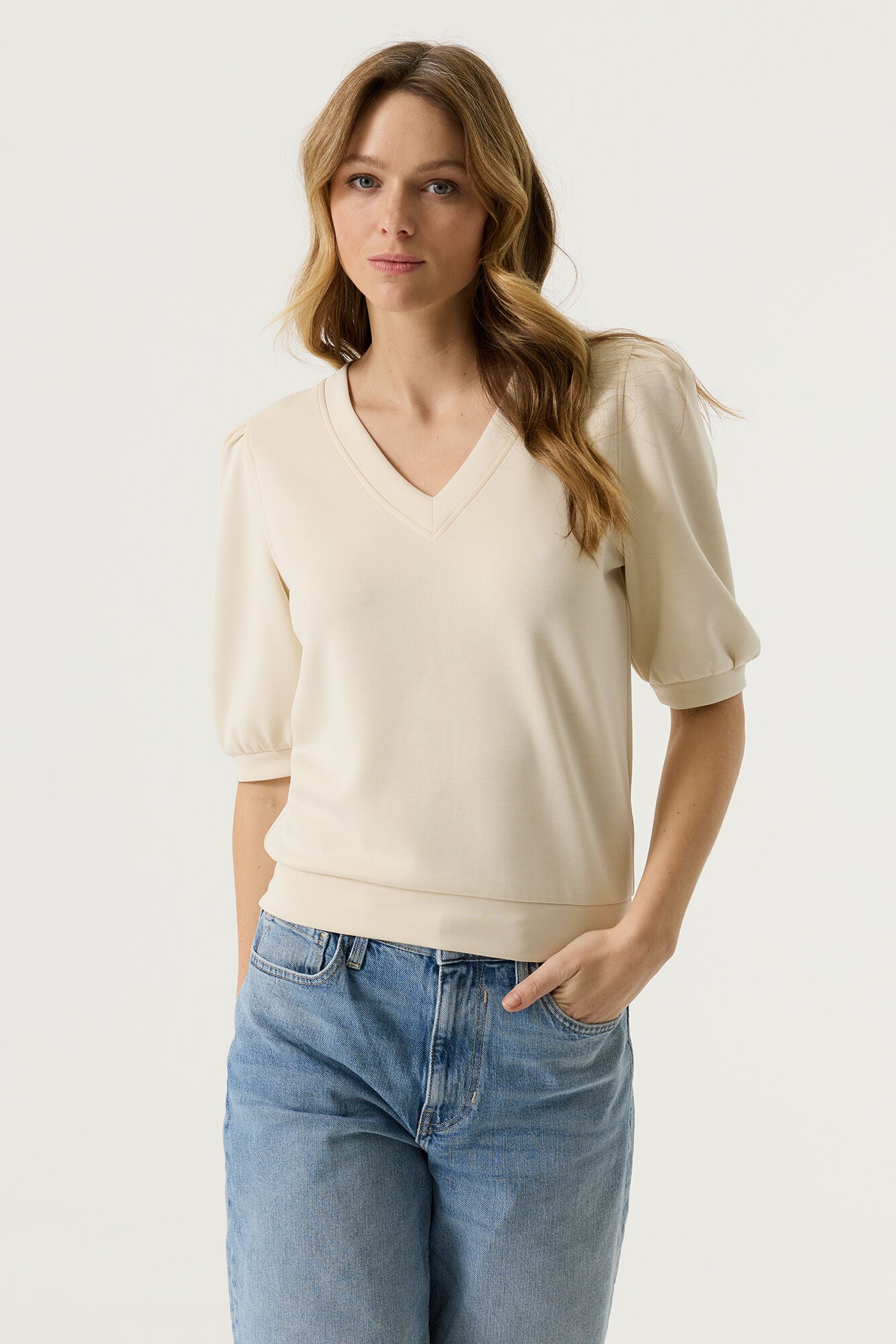 Garcia Damen Sweatshirts Whitecap