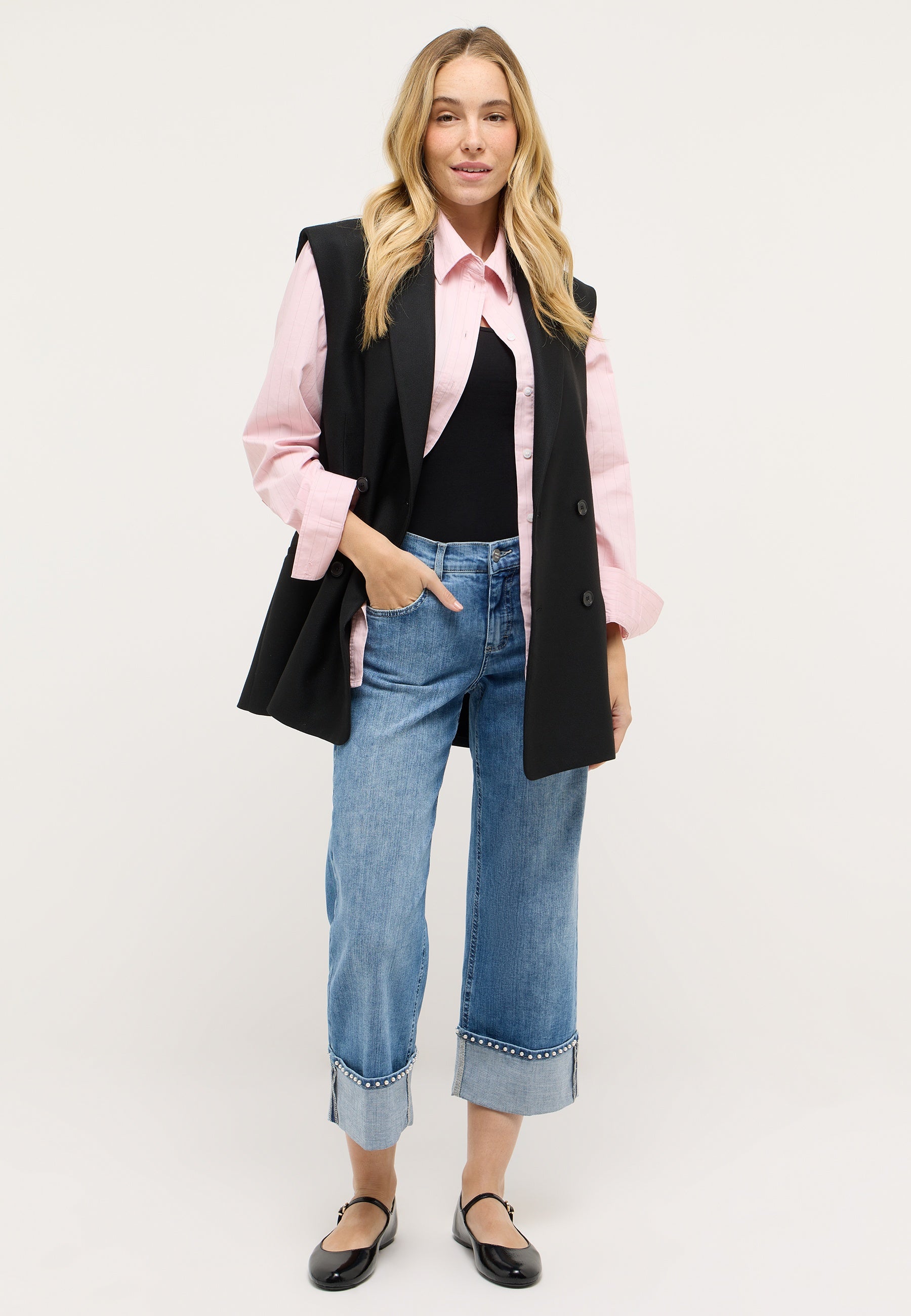 Angels Damen Jeans  Light Blue