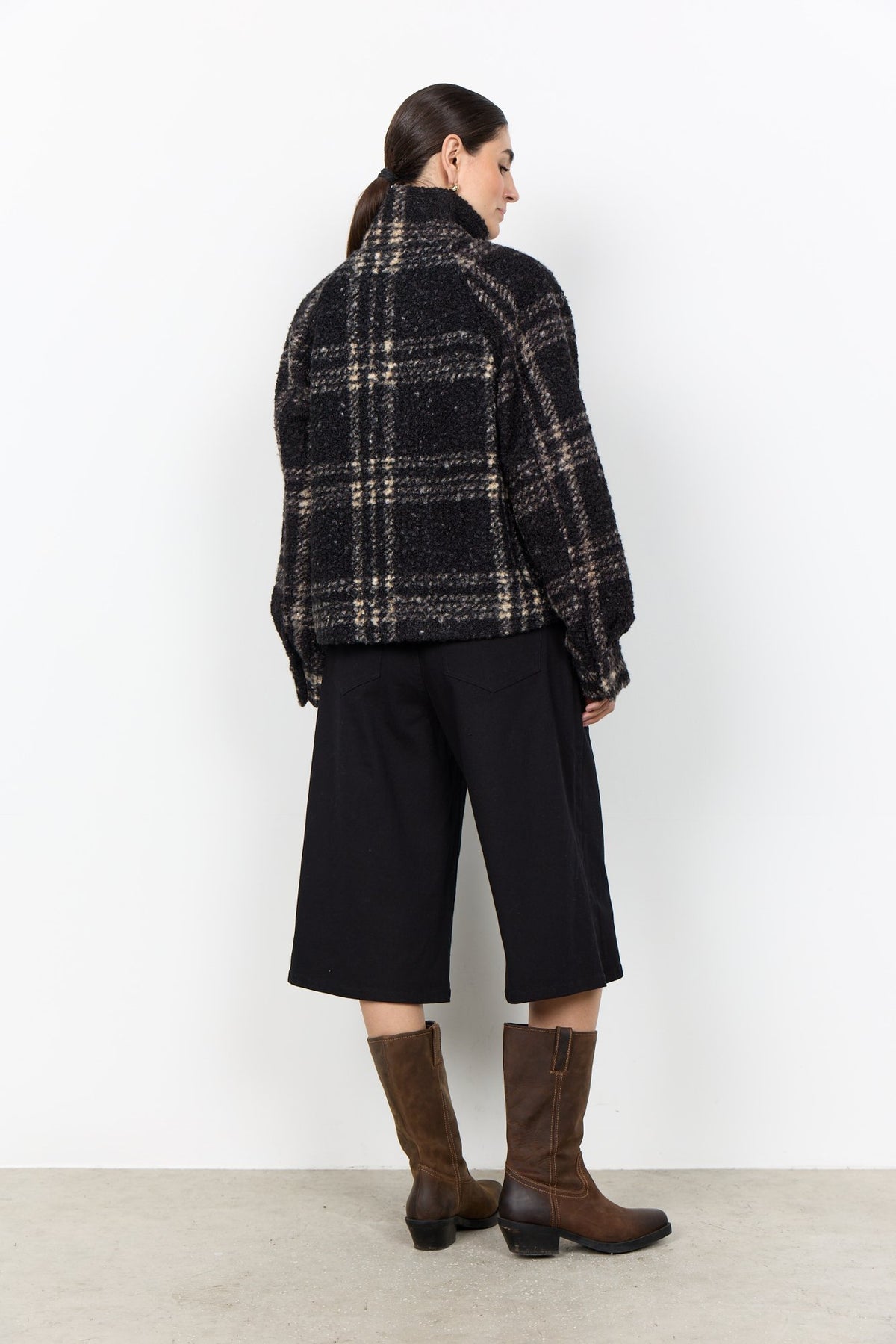 Soya Concept Damen Jacken Black Combi