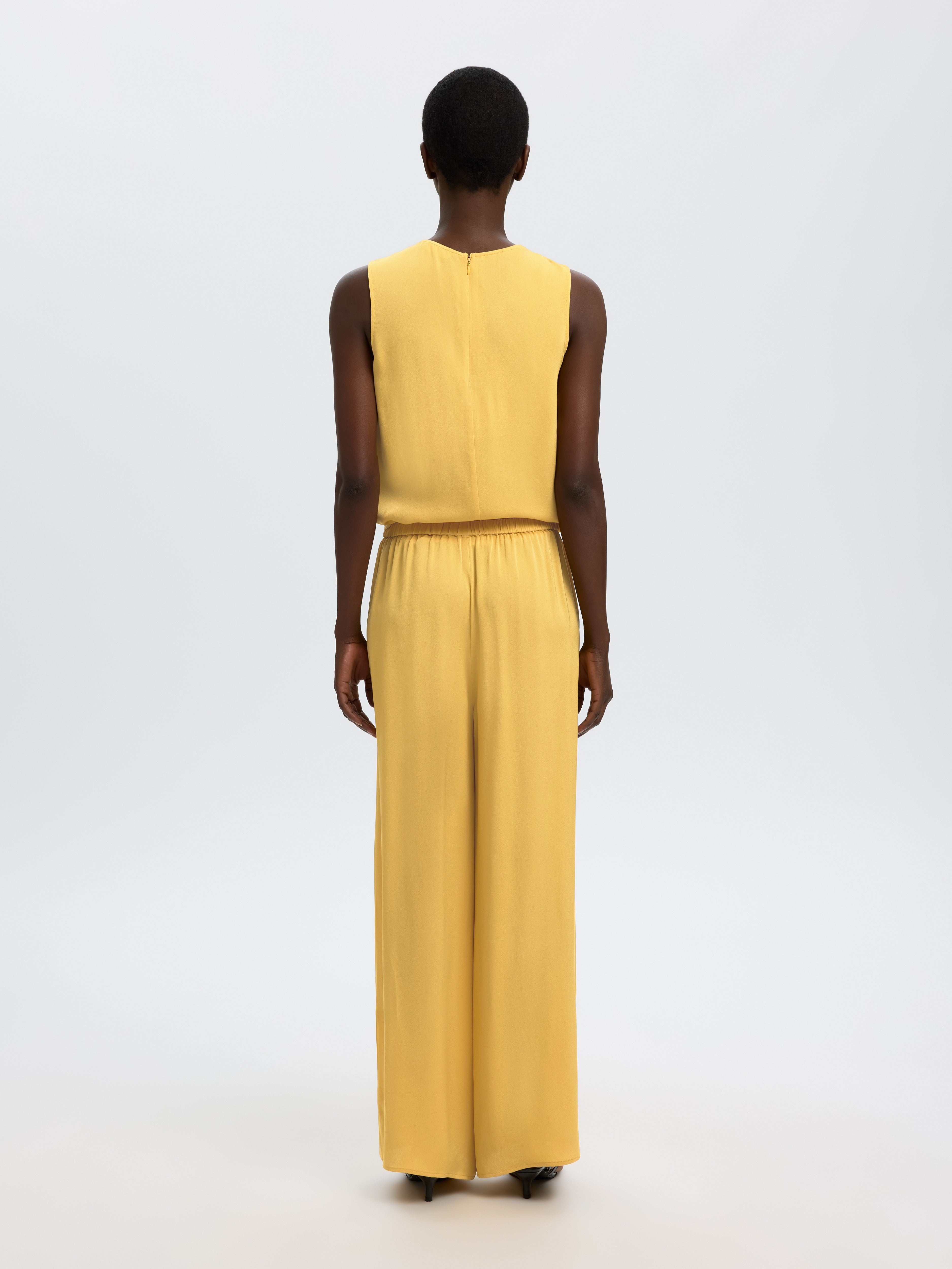 Selected Femme Damen Hosen Ochre