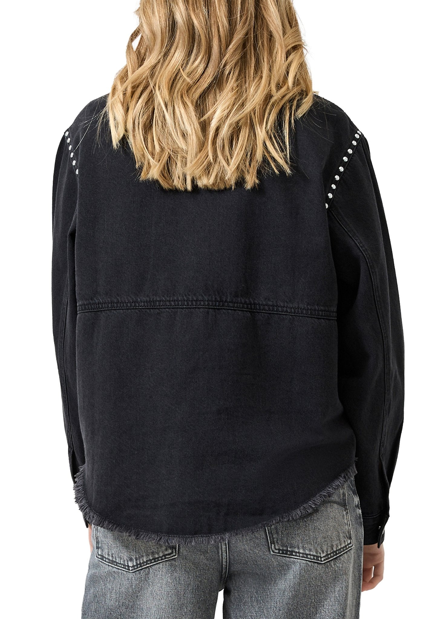 QS by S.Oliver Damen Blusen Y Grey/Black