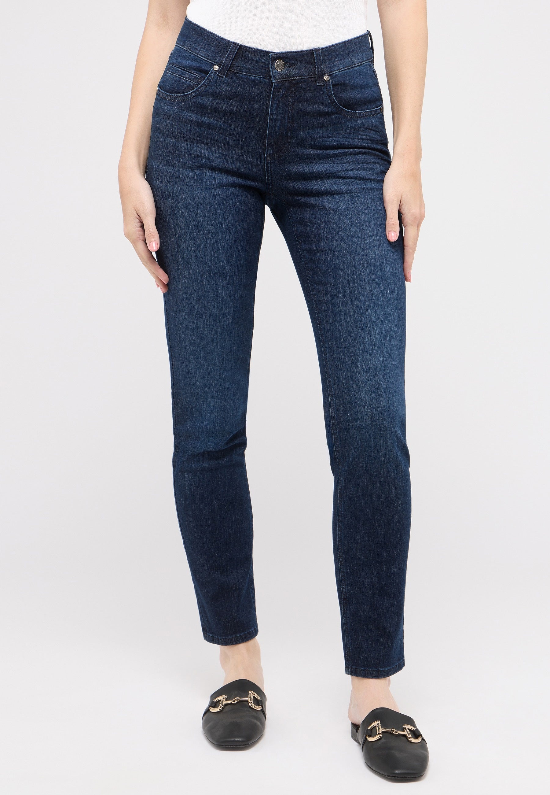 Angels Damen Jeans  Dark Indig