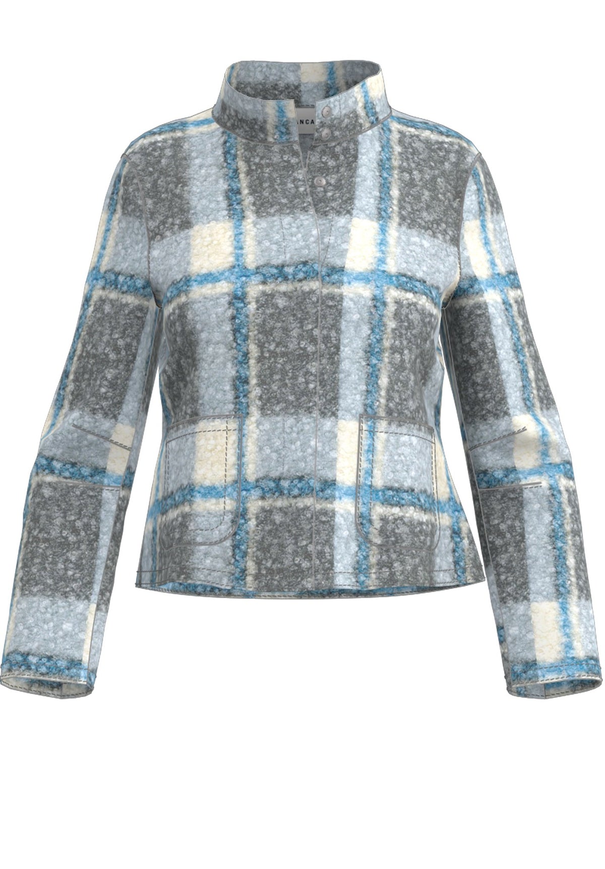 Bianca Damen Blazer Grey Mix