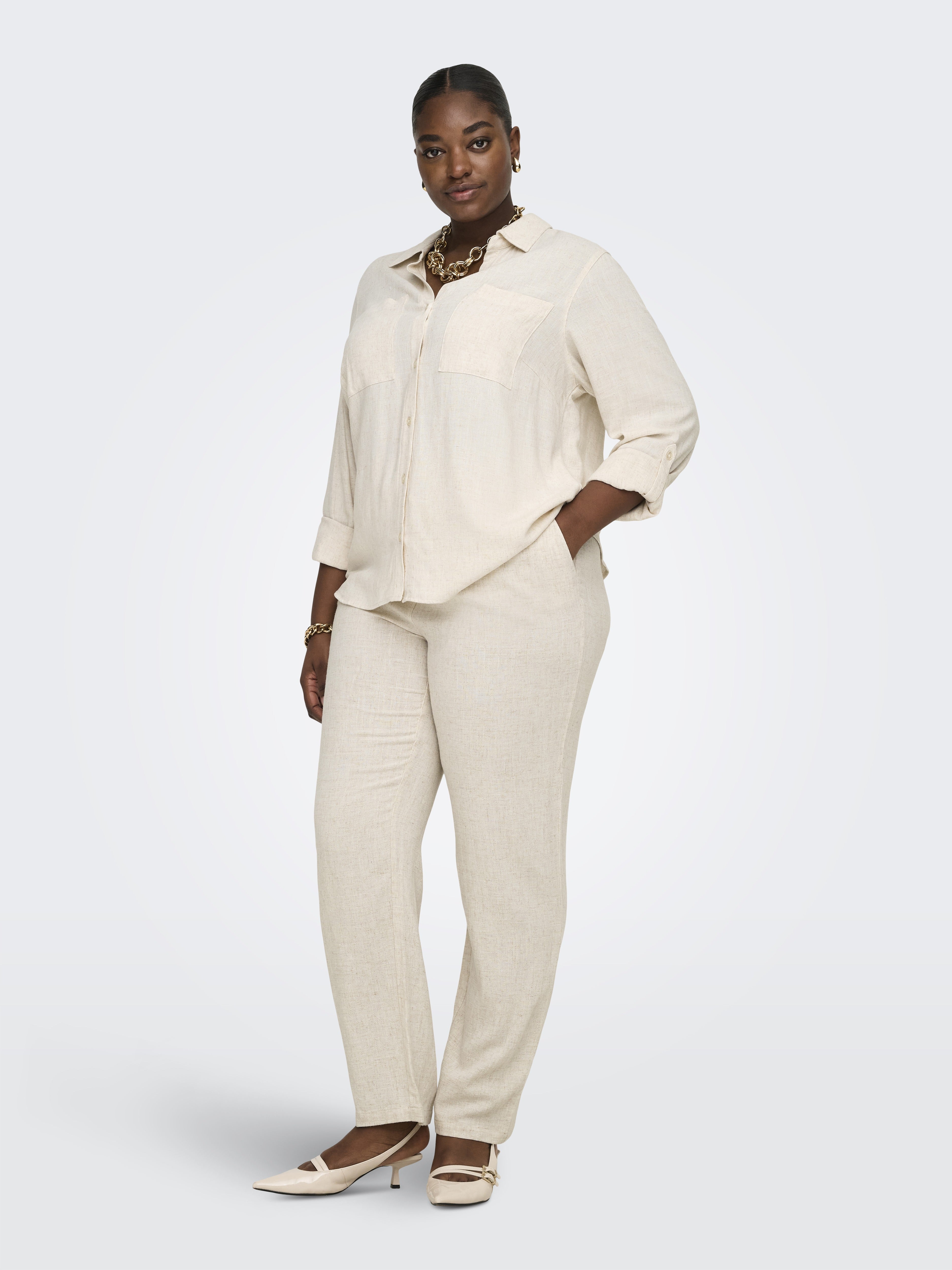 Only Caramkoma Damen Blusen Moonbeam