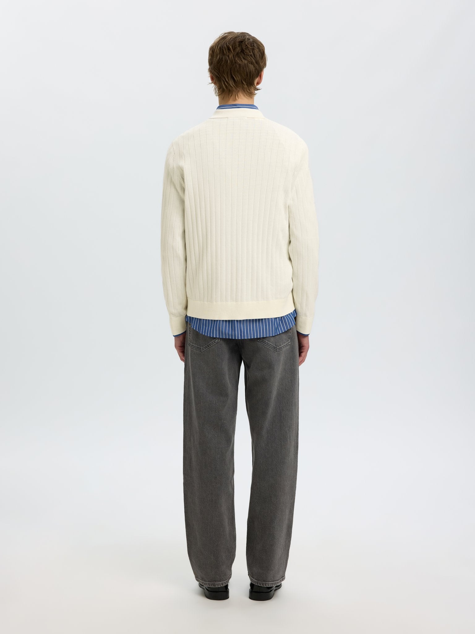 Selected homme Herren Pullover Egret