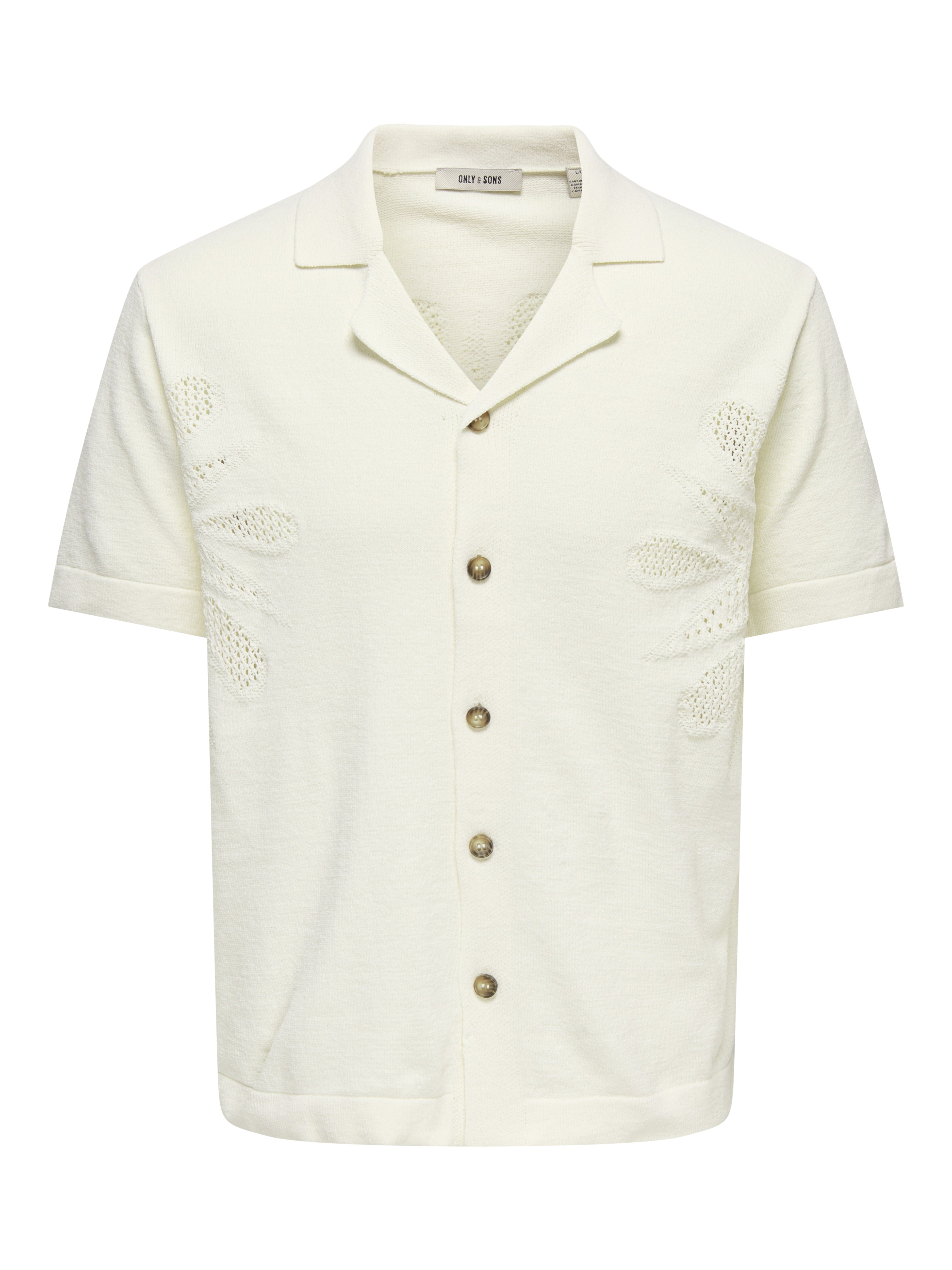 Only & Sons Herren Strickjacken Egret