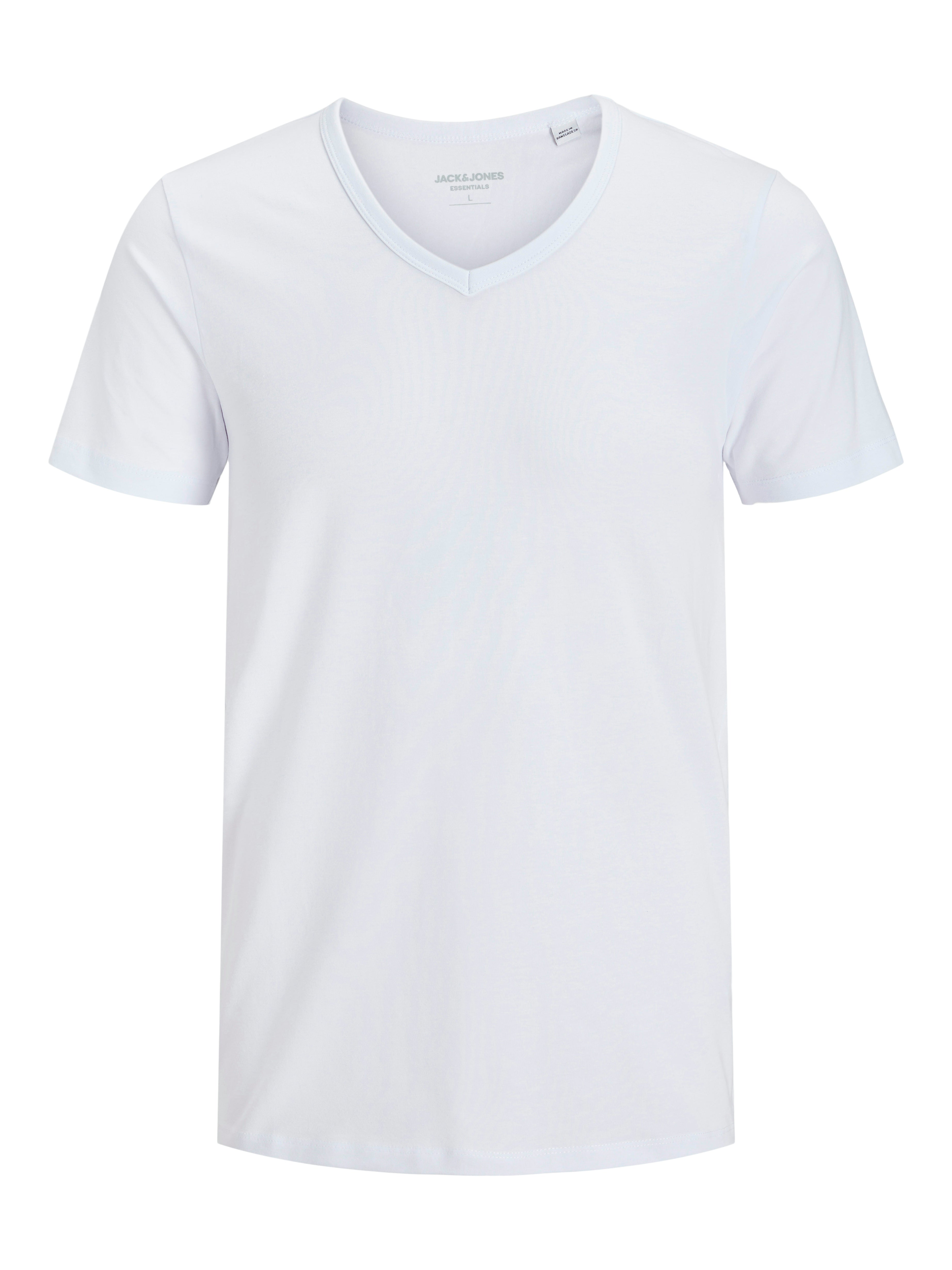 Jack & Jones Herren T-Shirts kurz Opt White
