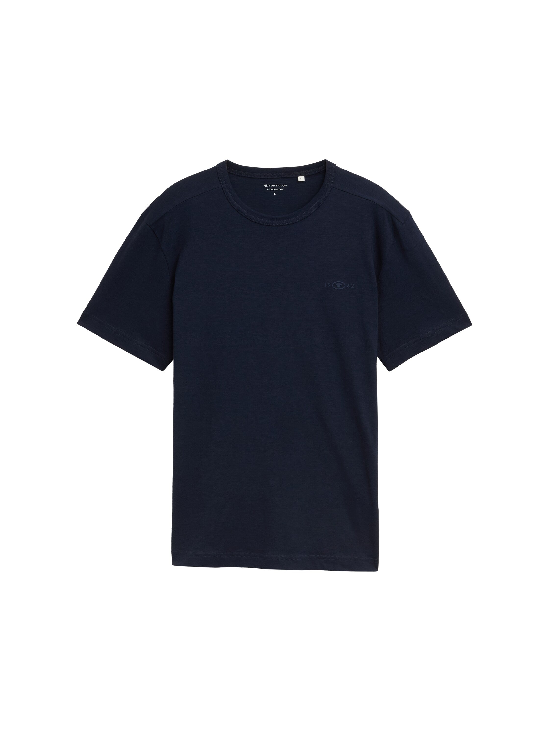 Tom Tailor Herren T-Shirts kurz Sky Captain Blu