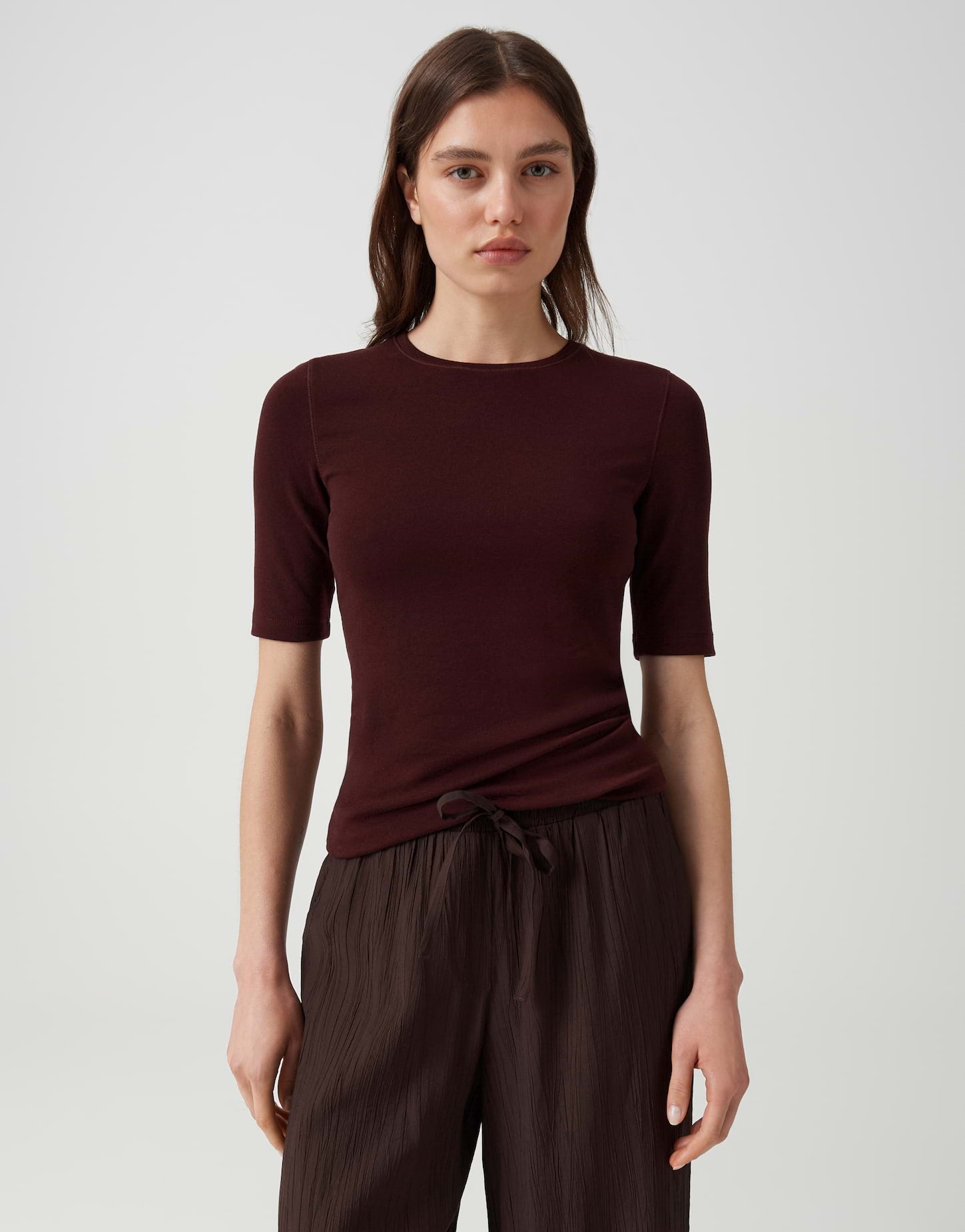 Opus Damen T-Shirts Cherry Jam