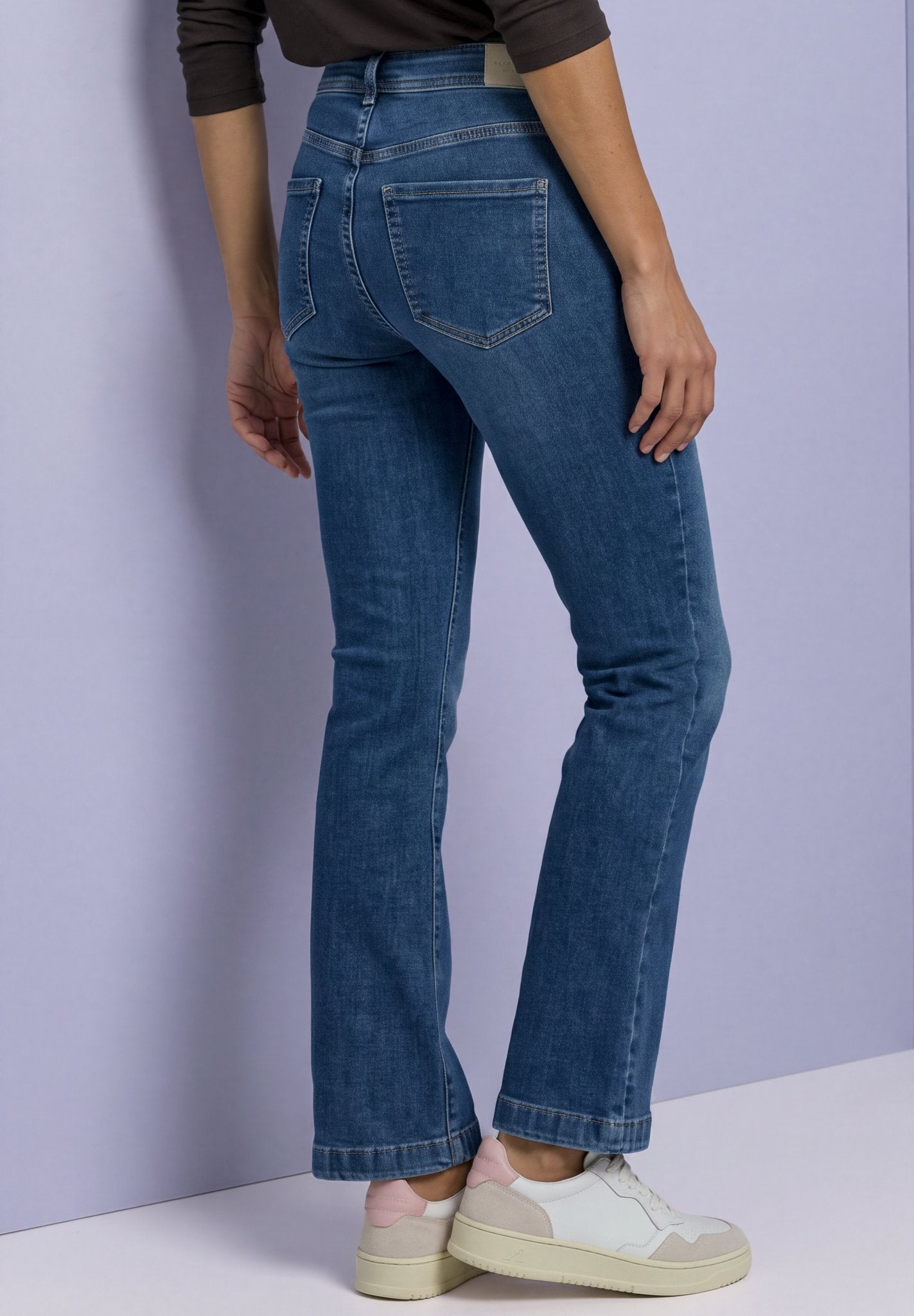 Street One Damen Hosen  Medium Bl