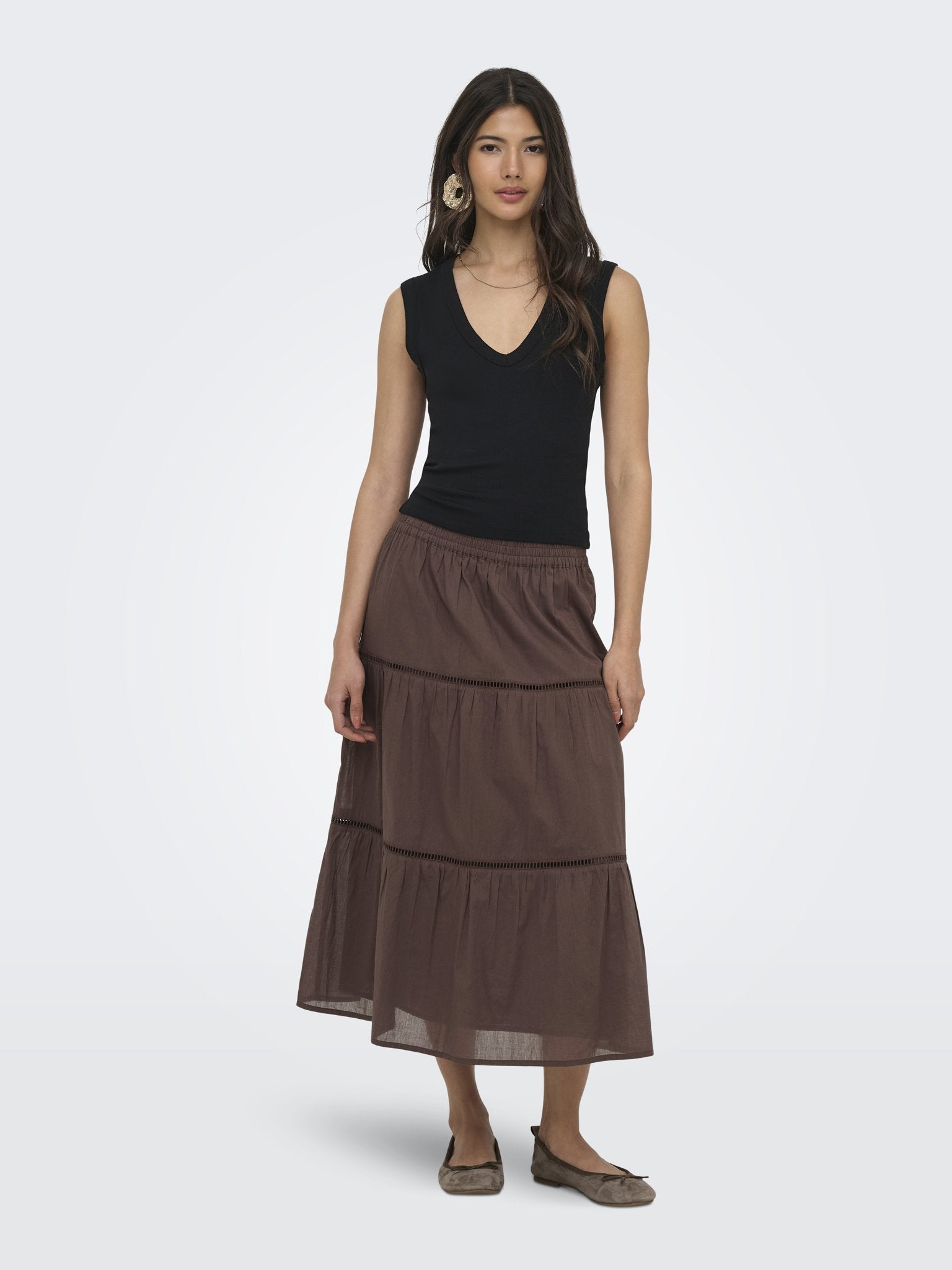 only Damen Rock Chocolate Marti