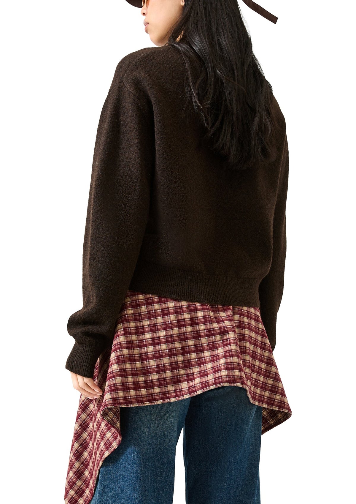 QS by S.Oliver Damen Pullover W Brown